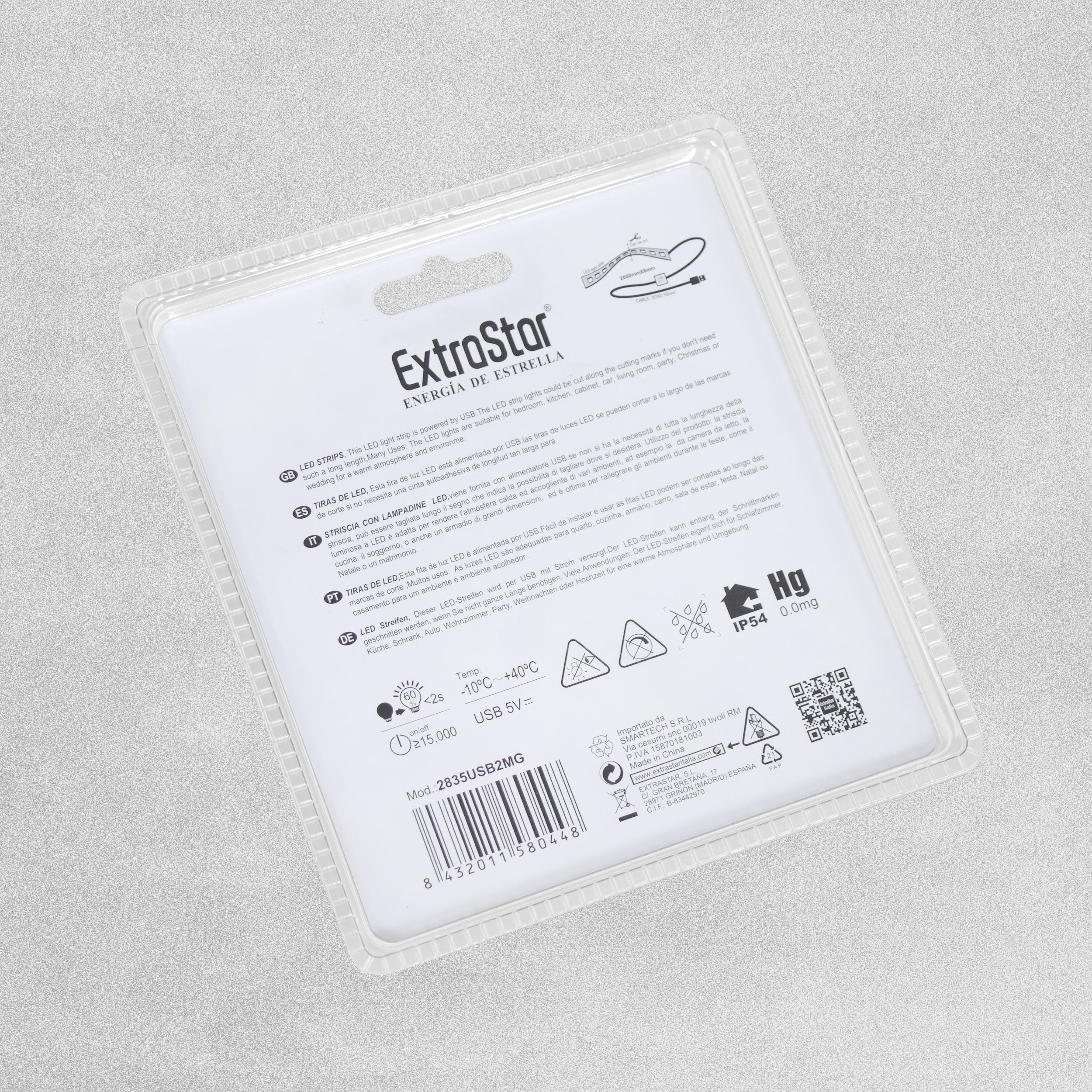 Extra Star 2m 60 Led-Strip Green Light