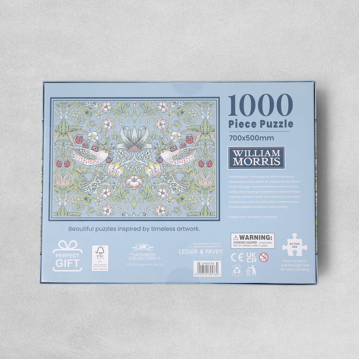 William Morris Strawberry Thief 1000 piece Jigsaw Puzzle