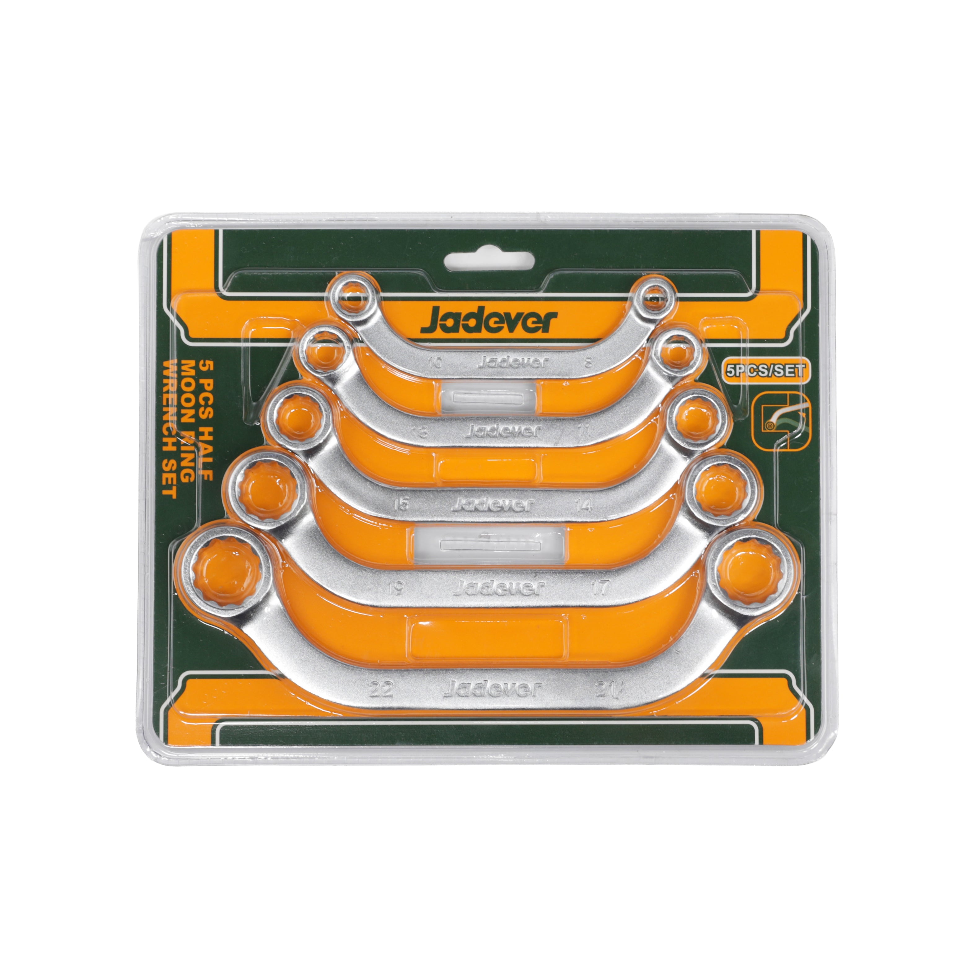 Jadever Half Moon Ring Wrench Set - 5pcs - JDFR3405