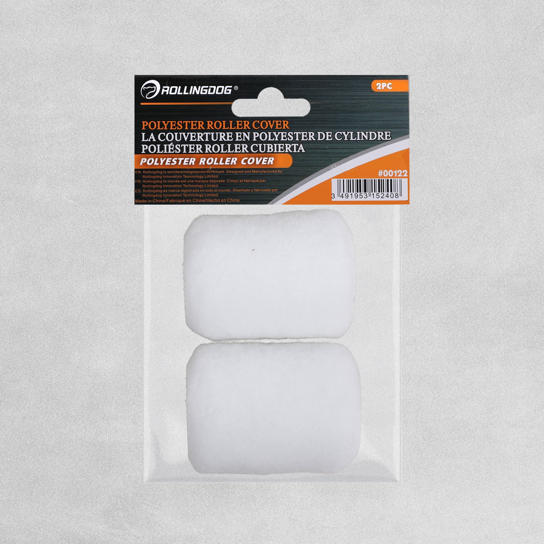 Rollingdog Polyester Roller Covers - 2pcs