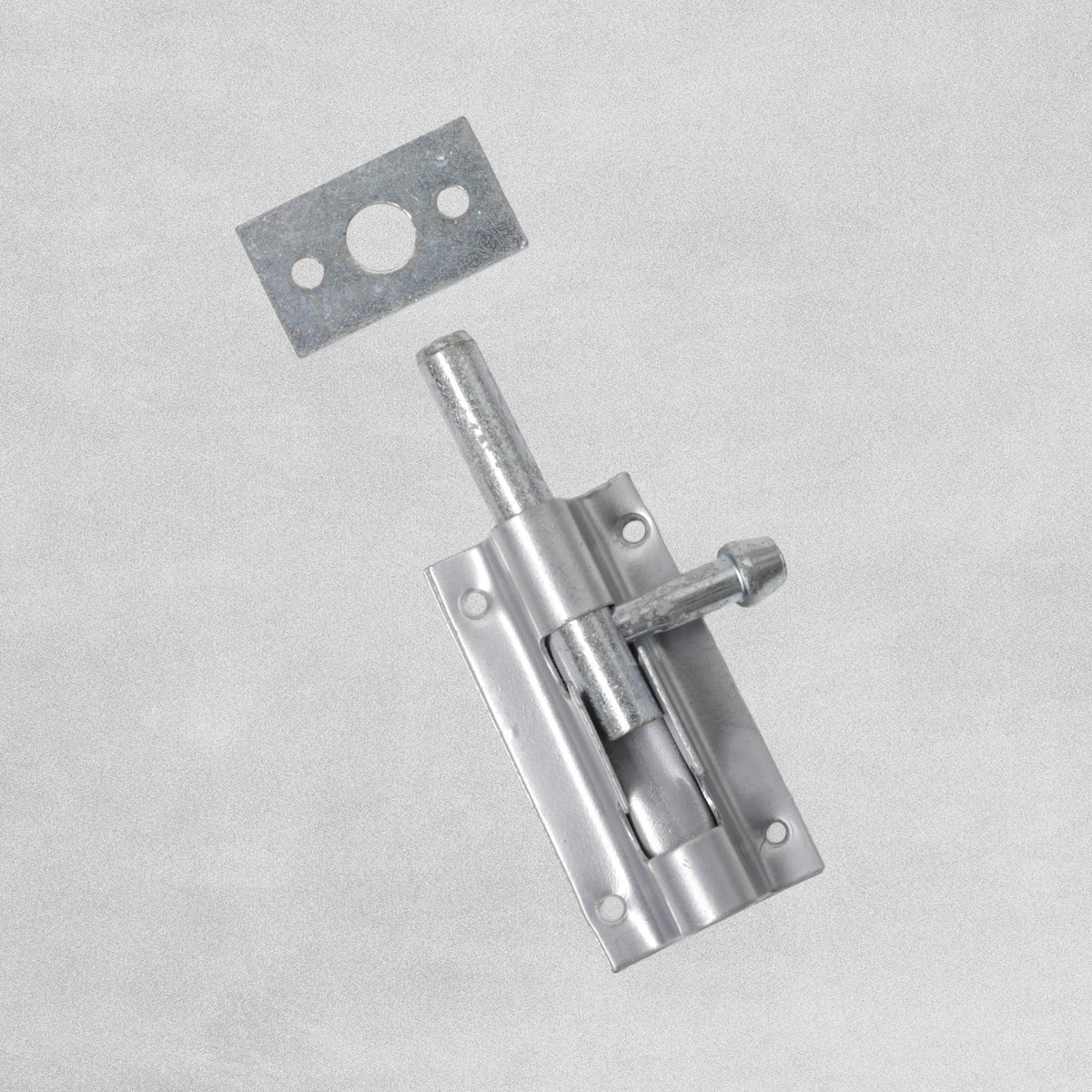 High Dome Barrel Bolt 75mm Steel Finish (Slightly Tarnished)