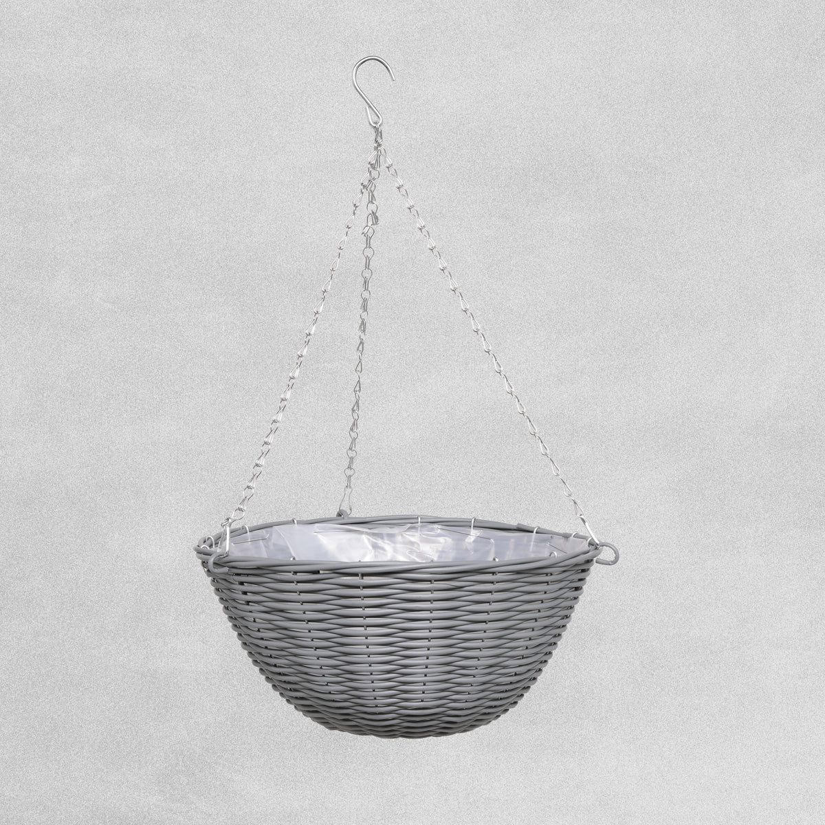 Smart Garden 14" Faux Rattan Hanging Basket - various colours