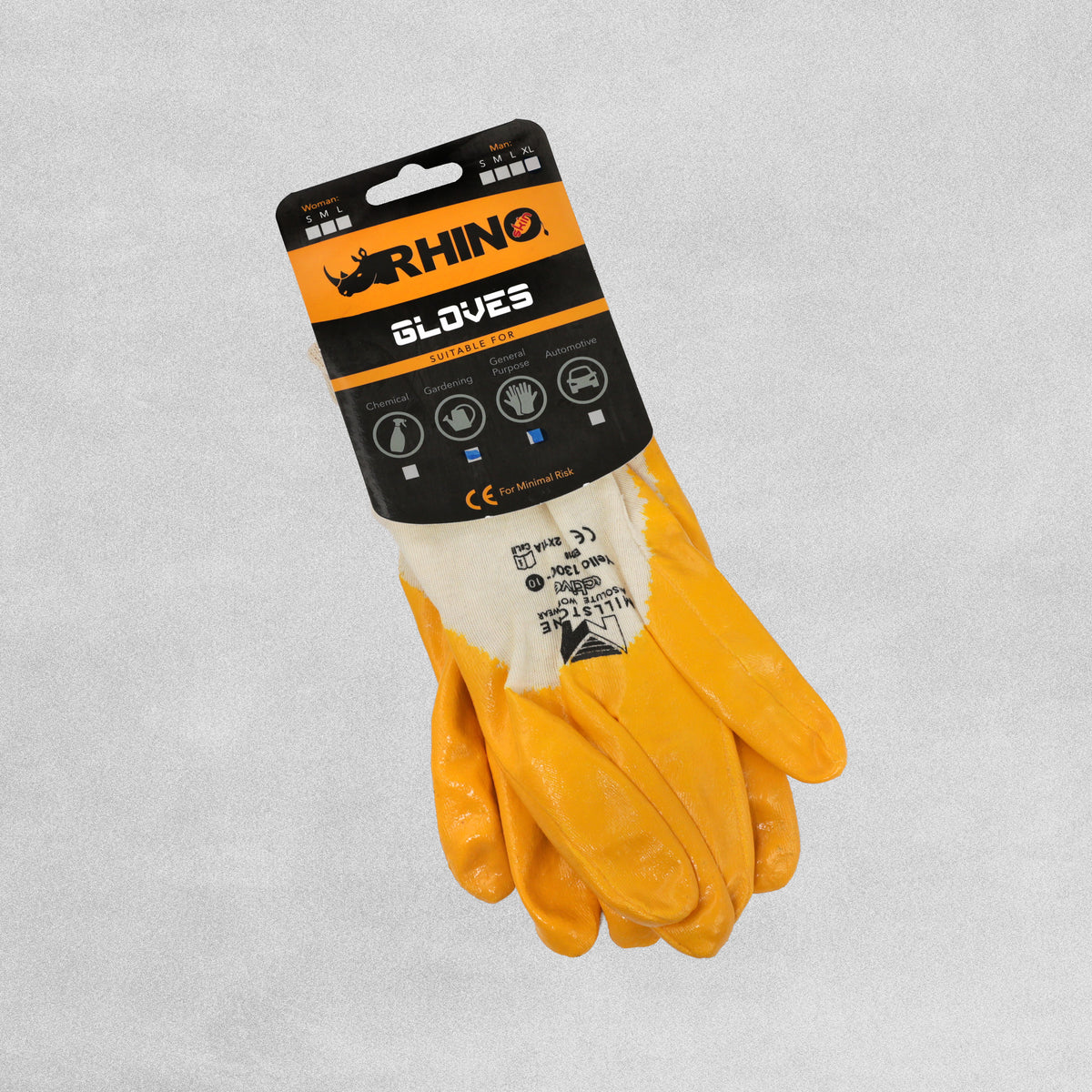 Rhino Nitrile 3/4 Coated Work Gloves - X Large