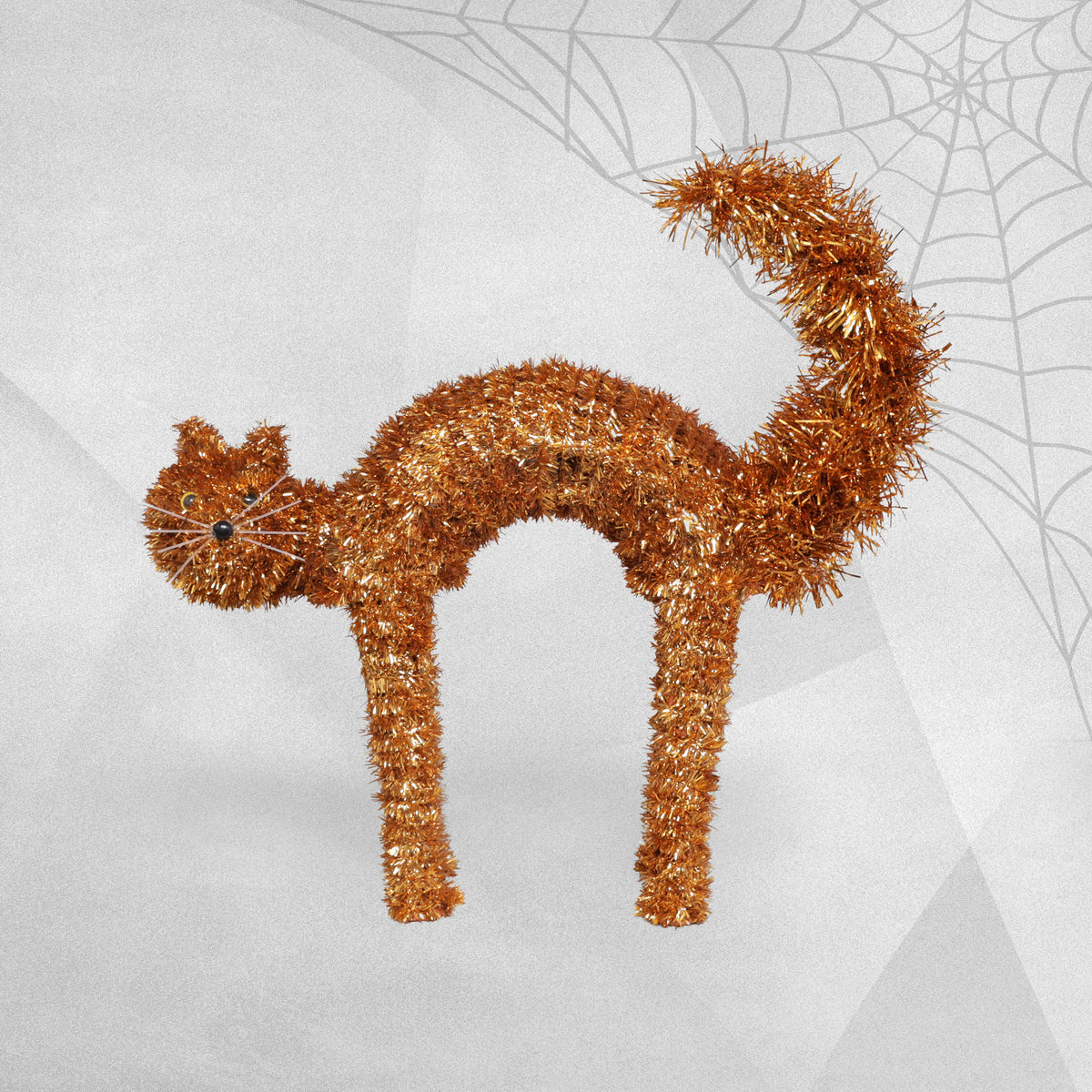 Halloween Scaredy-Cat Tinsel Decoration
