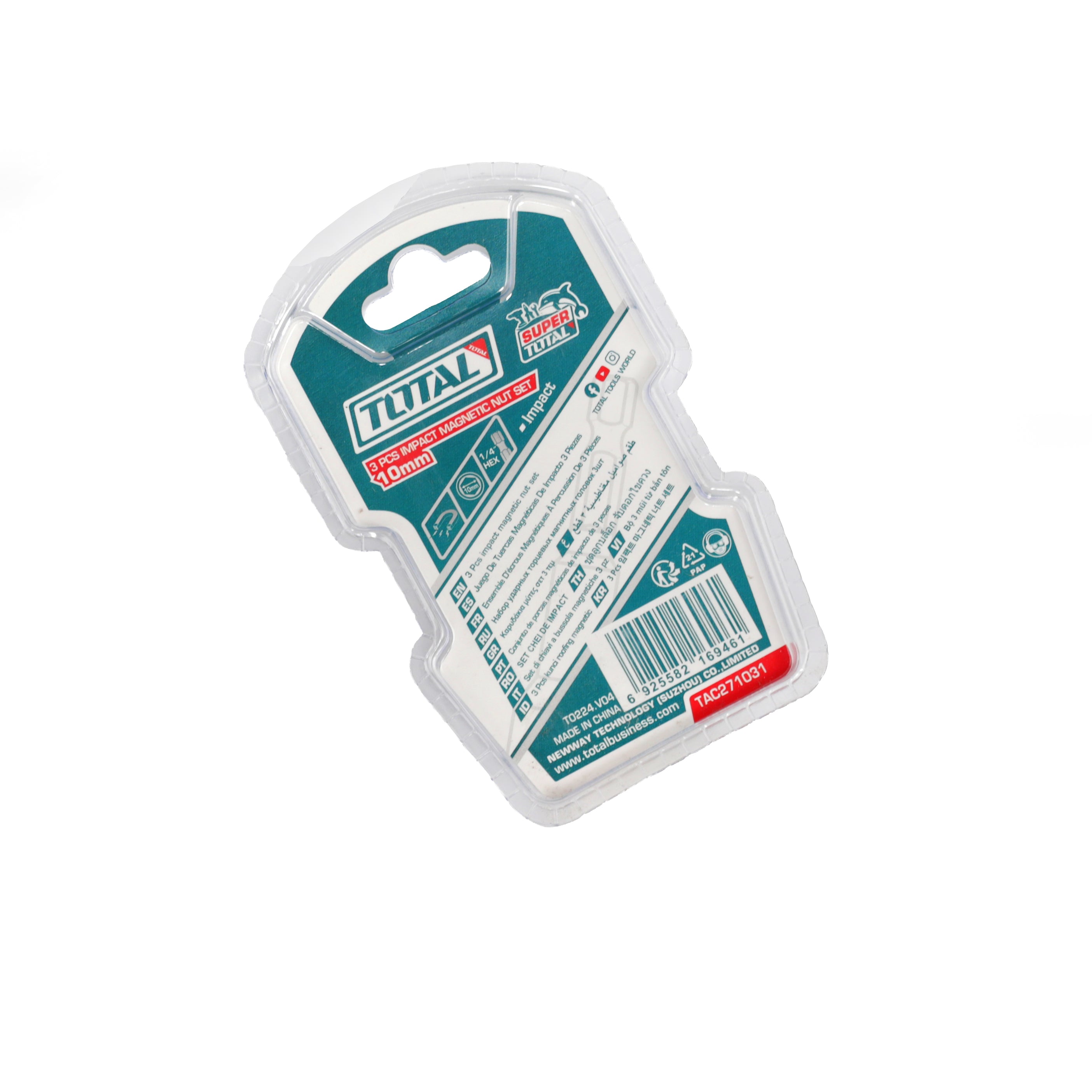 Total Impact Magnetic Nut Set - 3pcs - TAC271031