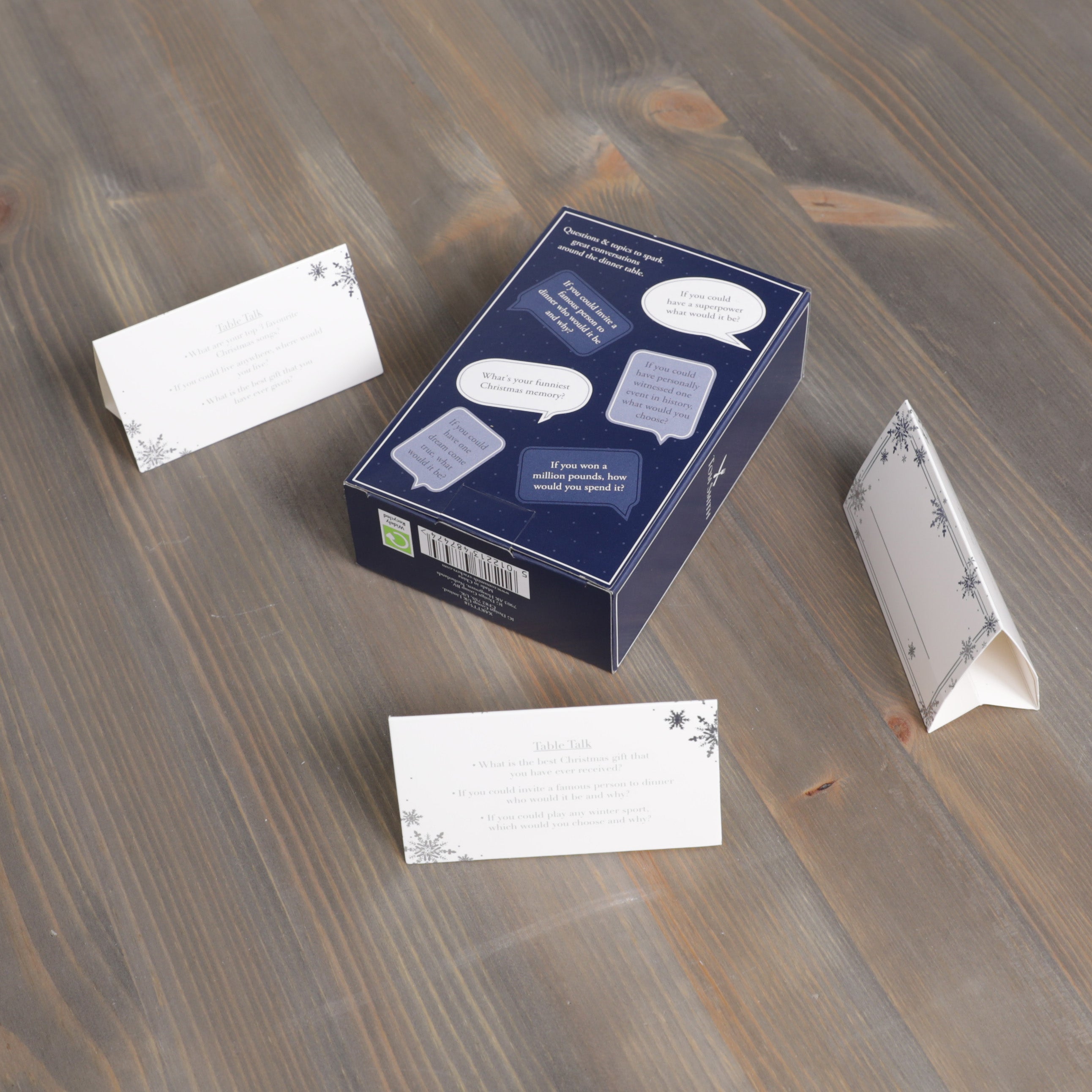 Luxury Place Cards with Conversation Starters