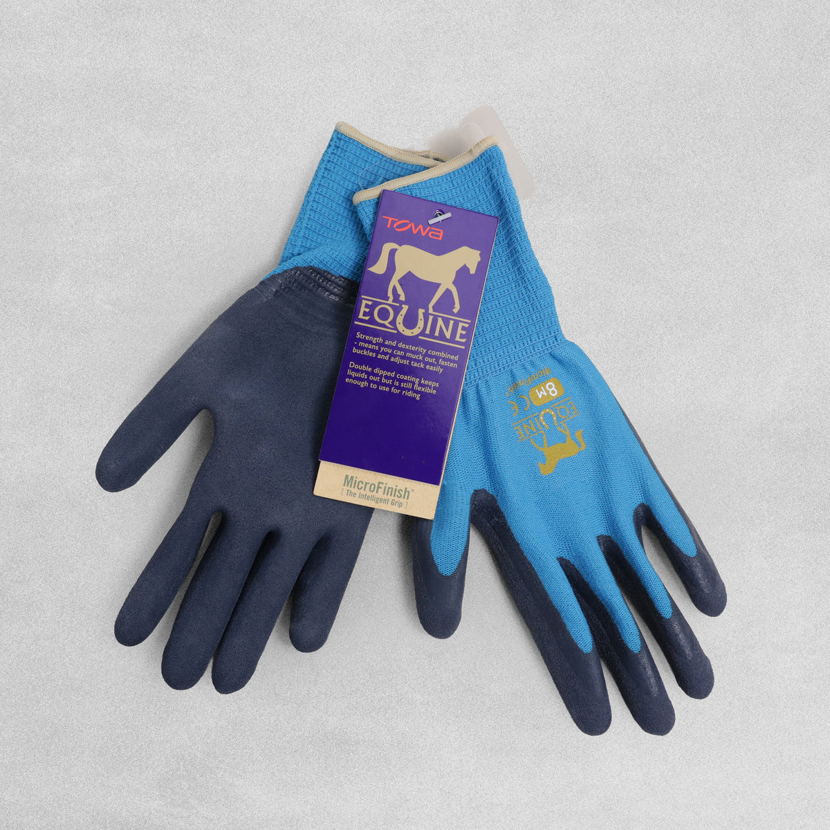 Towa Equine Gloves 357  Aqua Various sizes