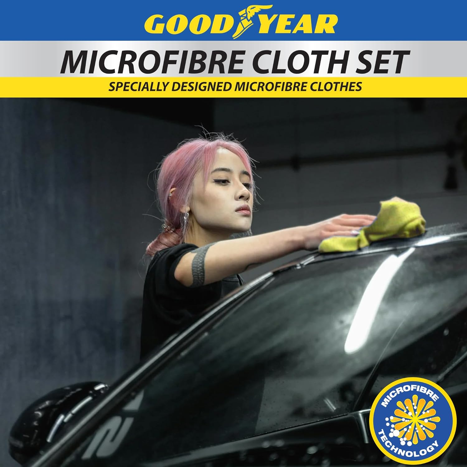 Good Year Microfibre Cloths 40 x 30 cm - Pack of 4