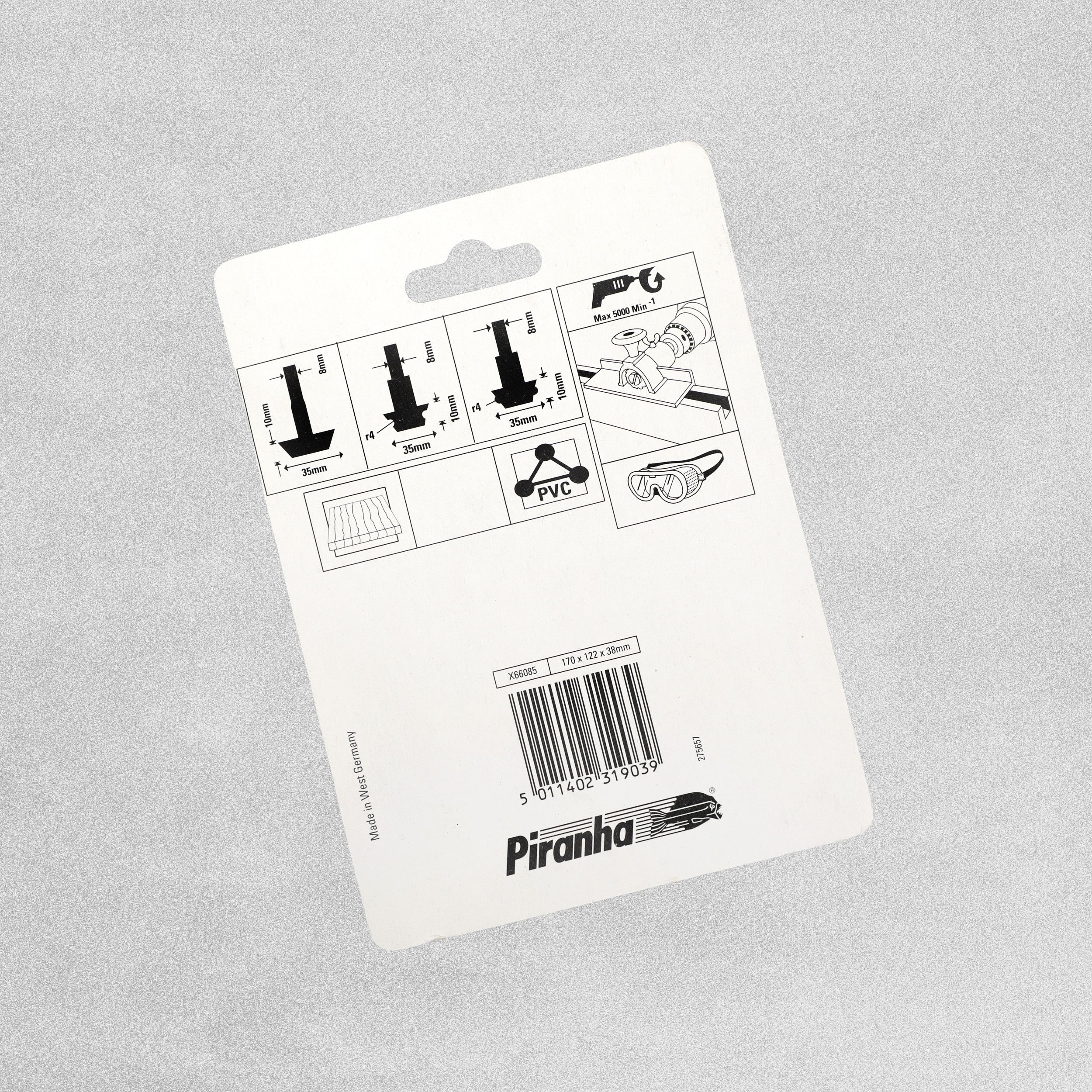 Pirhana Cutters Wood Shaper Attachments - 35mm - 3pcs