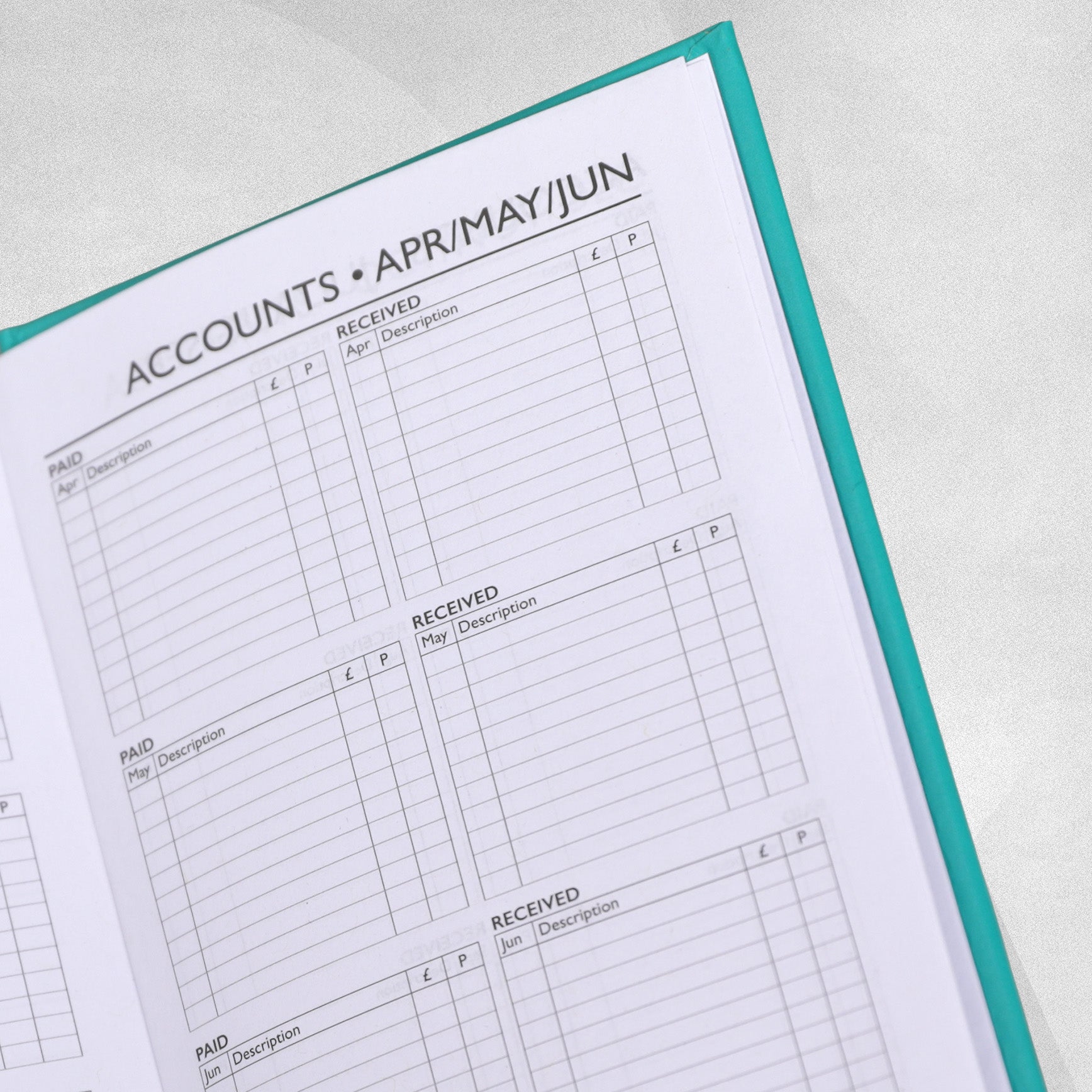 2026 Hardback A6 Diary - Day a Page - Various Colours