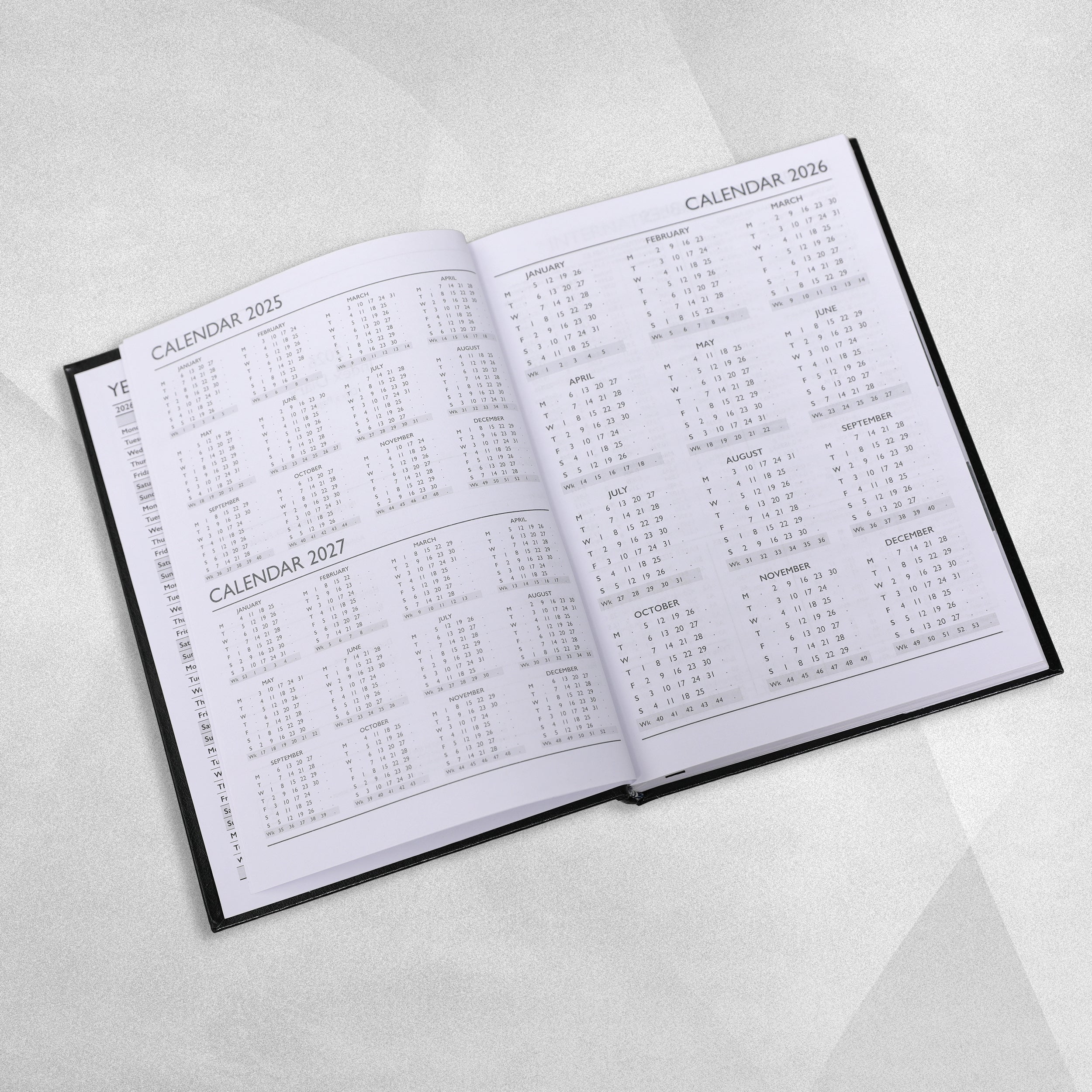 2026 Hardback A5 Diary - Day A Page - Various Colours