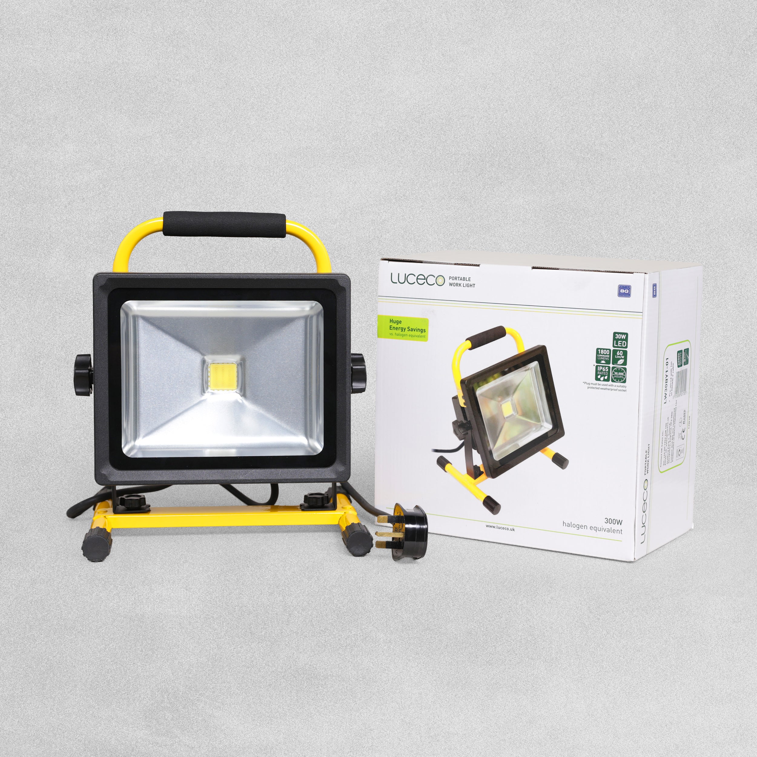 LUCECO PORTABLE WORK LIGHT 30W LED
