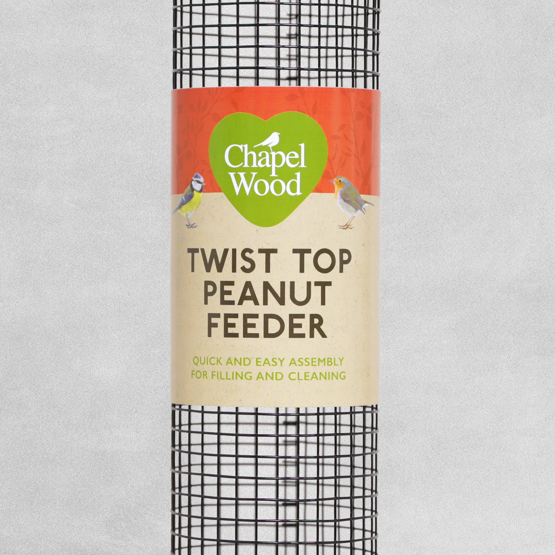 Chapel Wood Twist Top Peanut Feeder 30cm