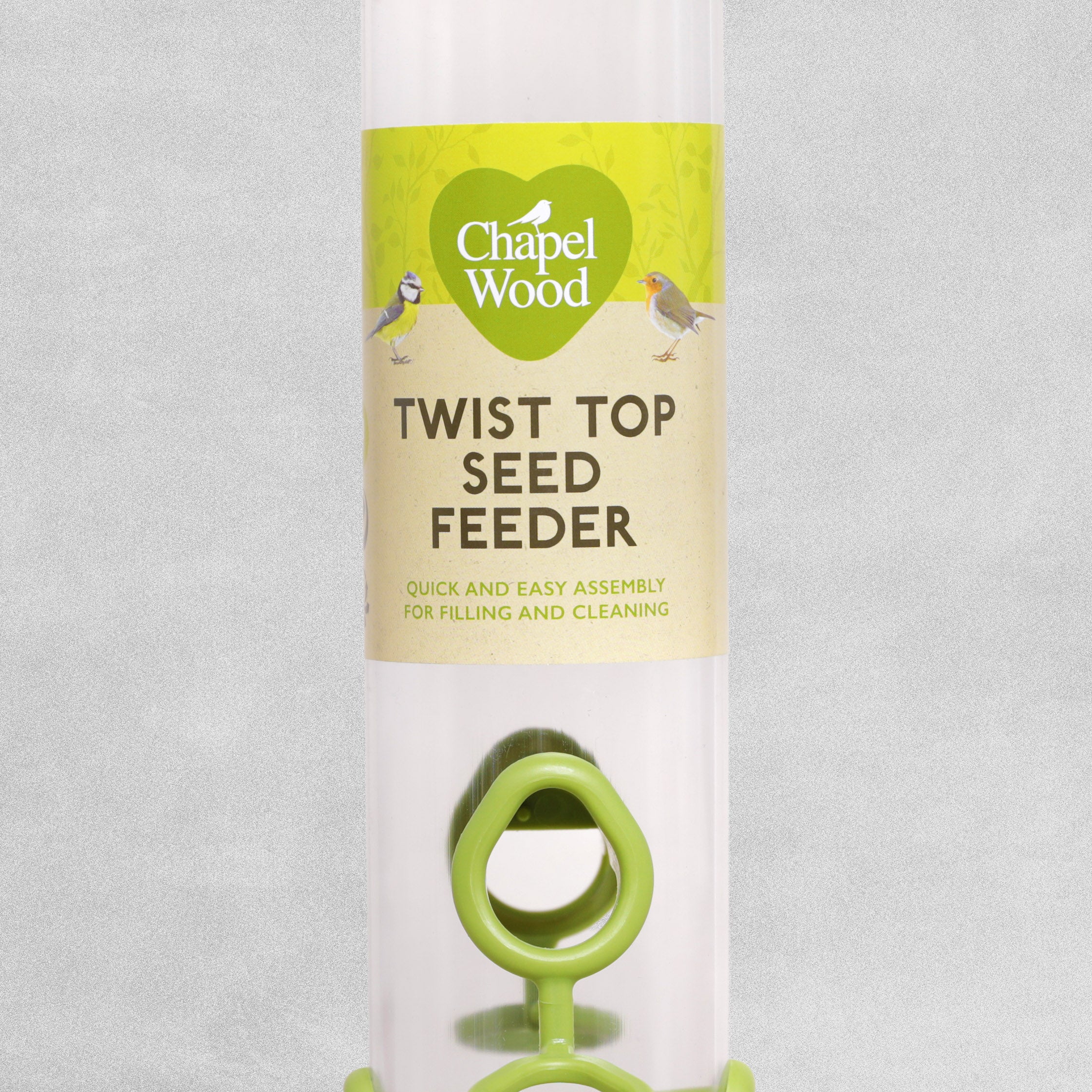 Chapel Wood Bird Feeder Twist Top Seed Feeder 30cm