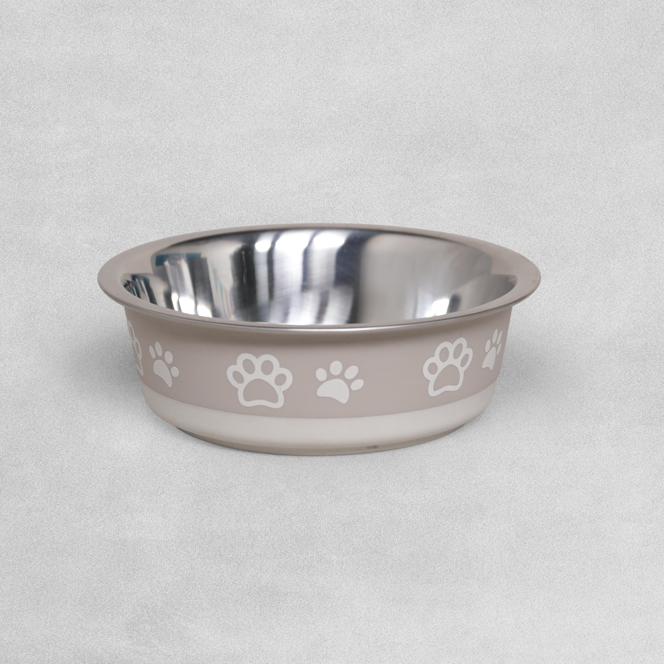 Pet Parlour Stainless Steel Paw Print Pet Bowl - Various Sizes Available