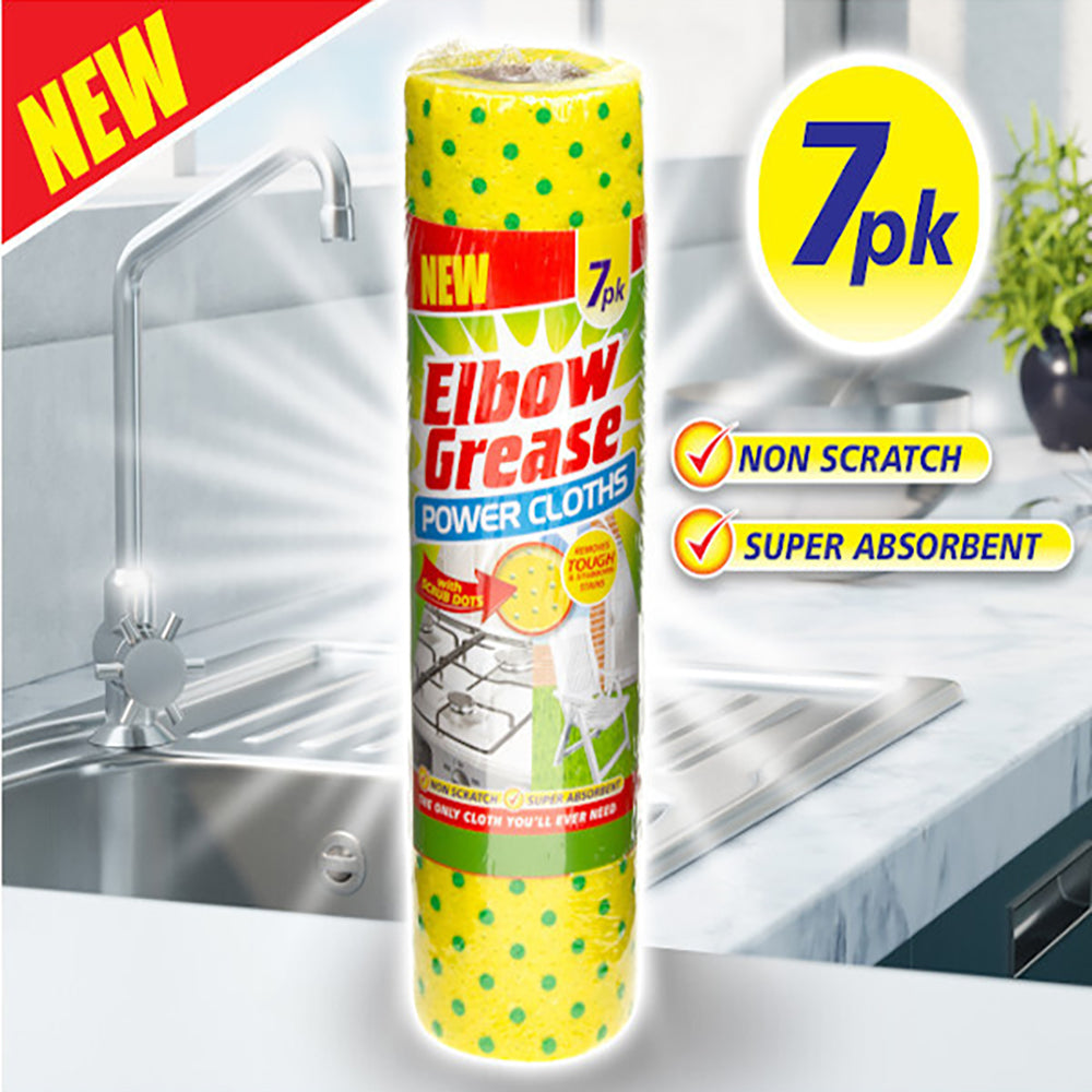 Elbow Grease Power Cloths - 7pcs