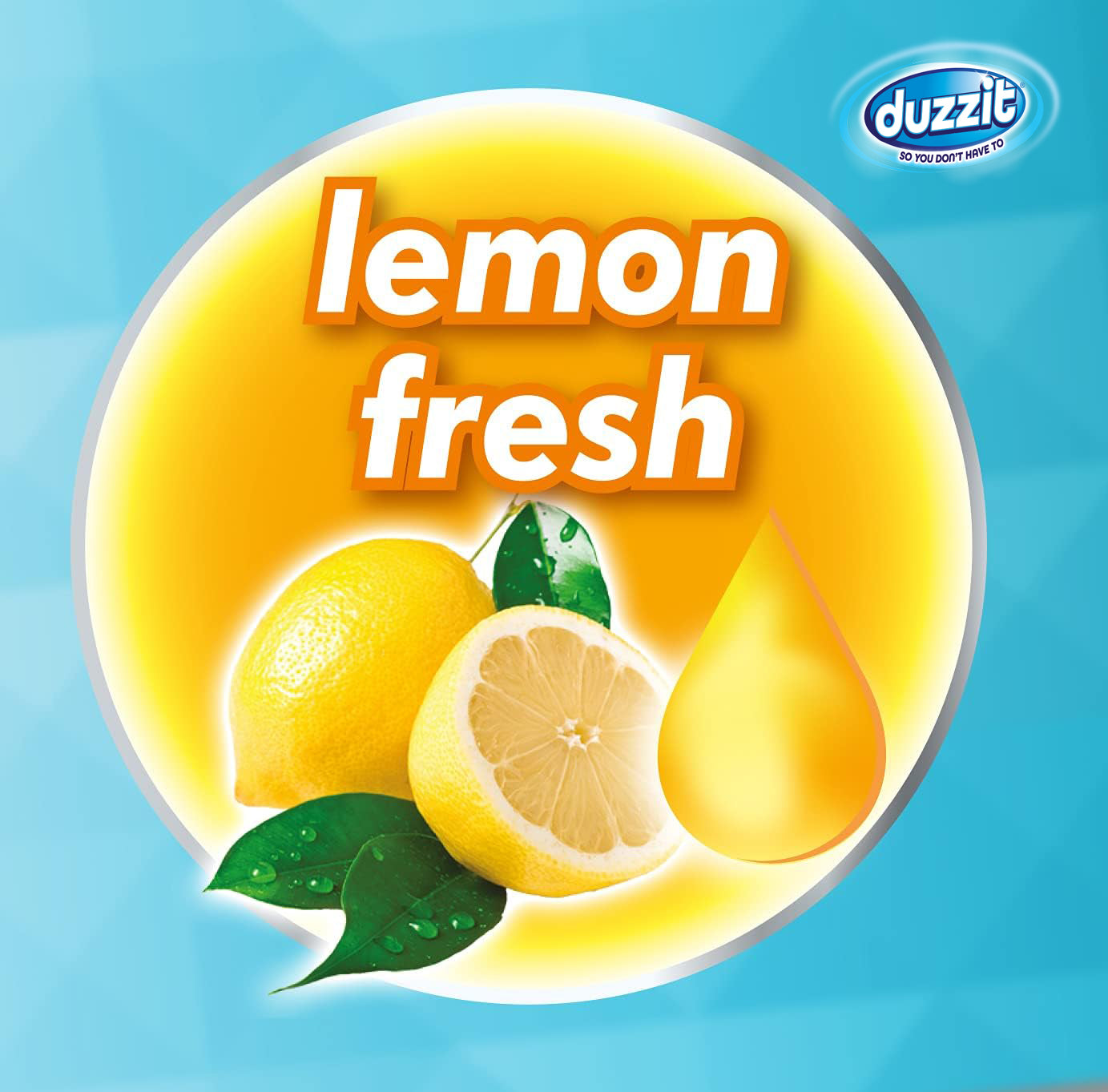 Duzzit Biodegradable Lemon Fresh Floor Wipes - 16pcs