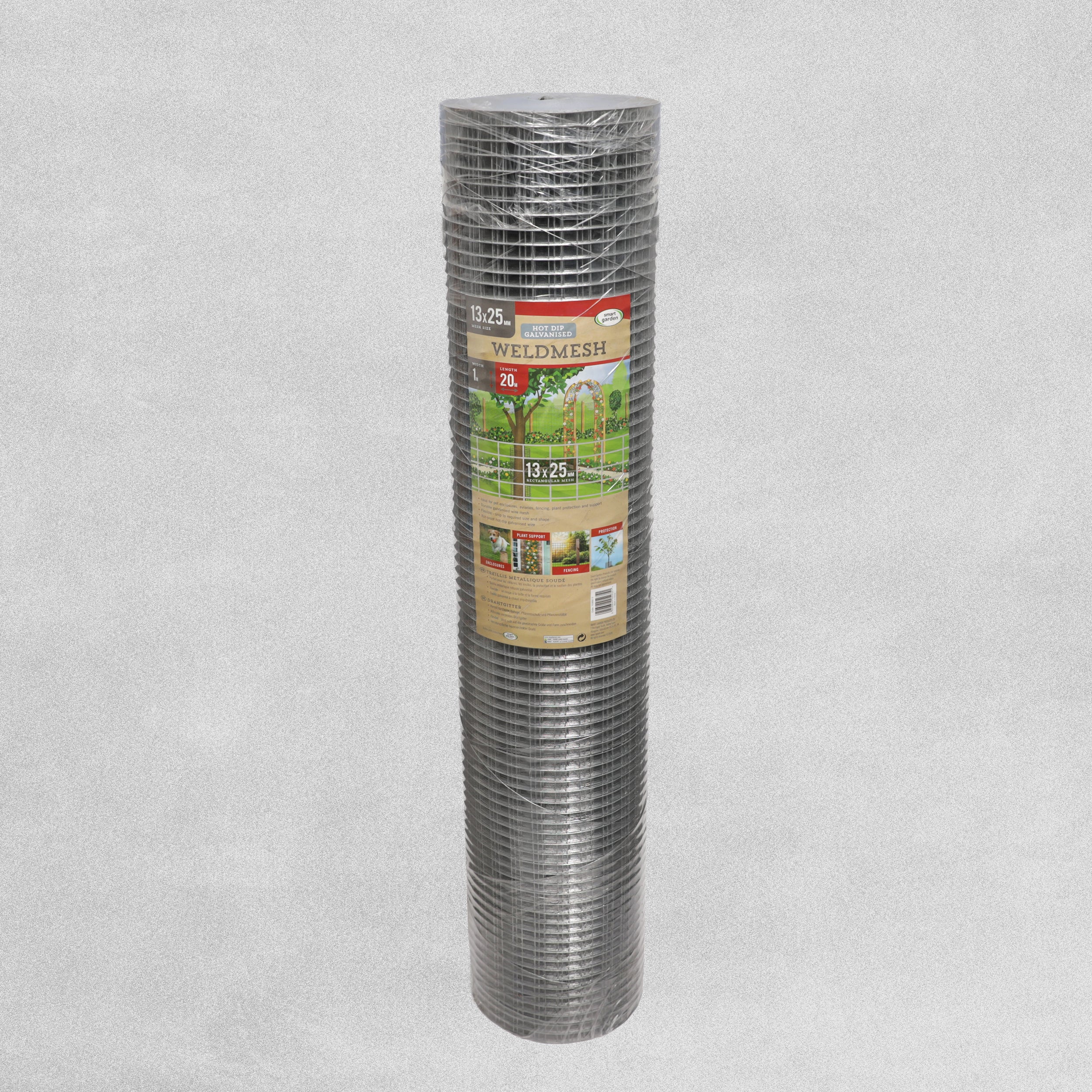Galvanised Rectangular Wire Netting 13mm/25mm mesh x 1m  x 20 metres