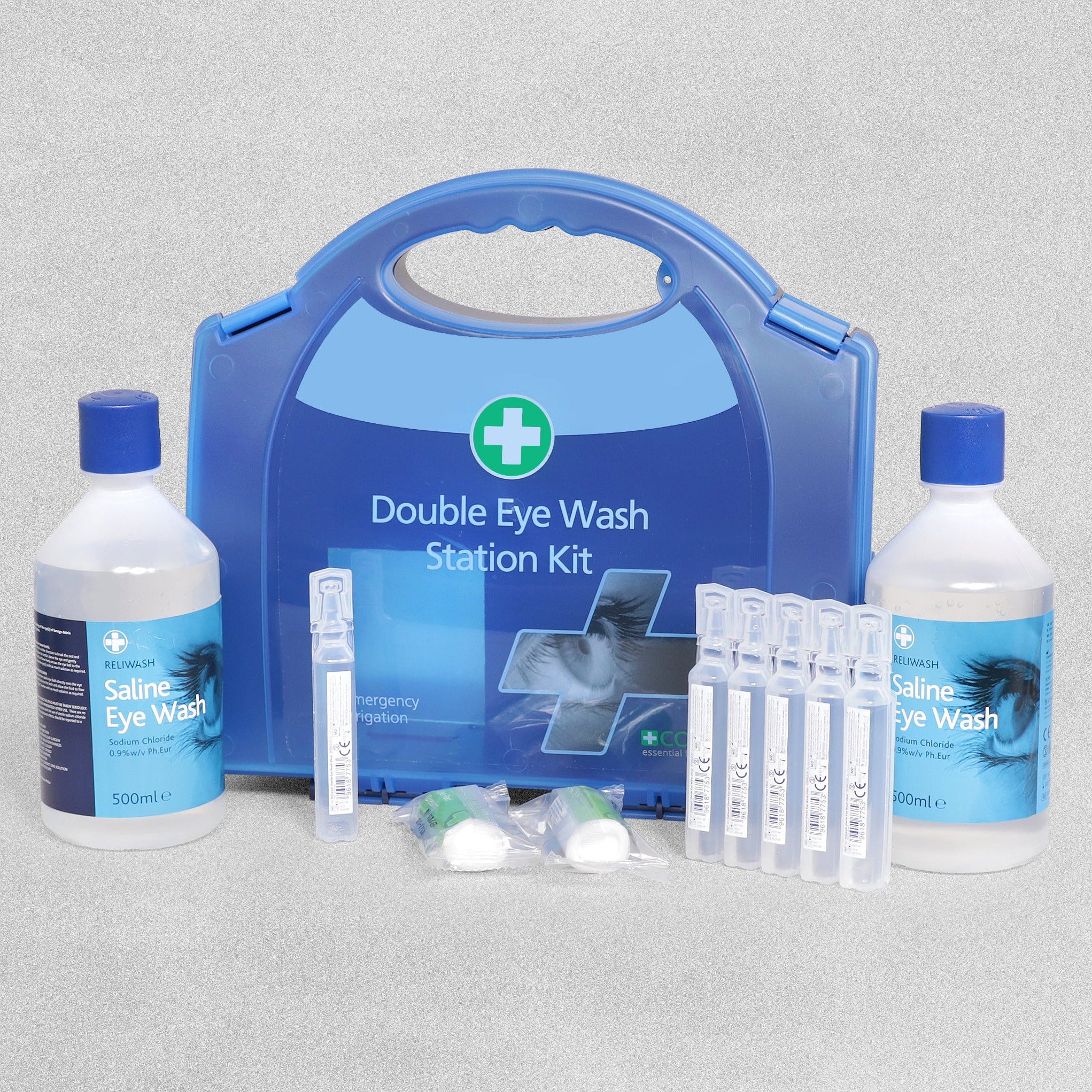 Core Essential First Aid Double Eye Wash Station Kit