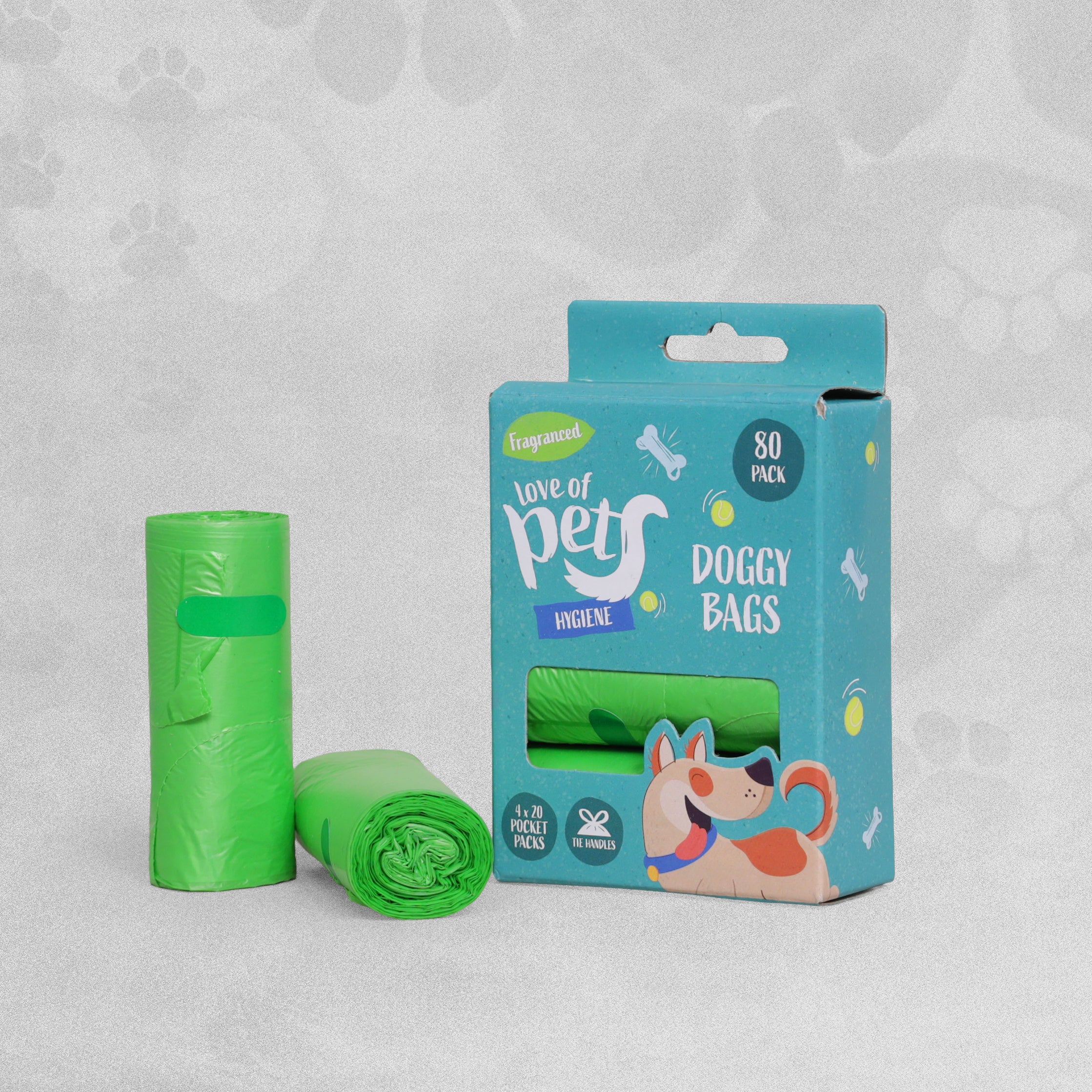 Love of Pets Doggy Bags - 80pcs