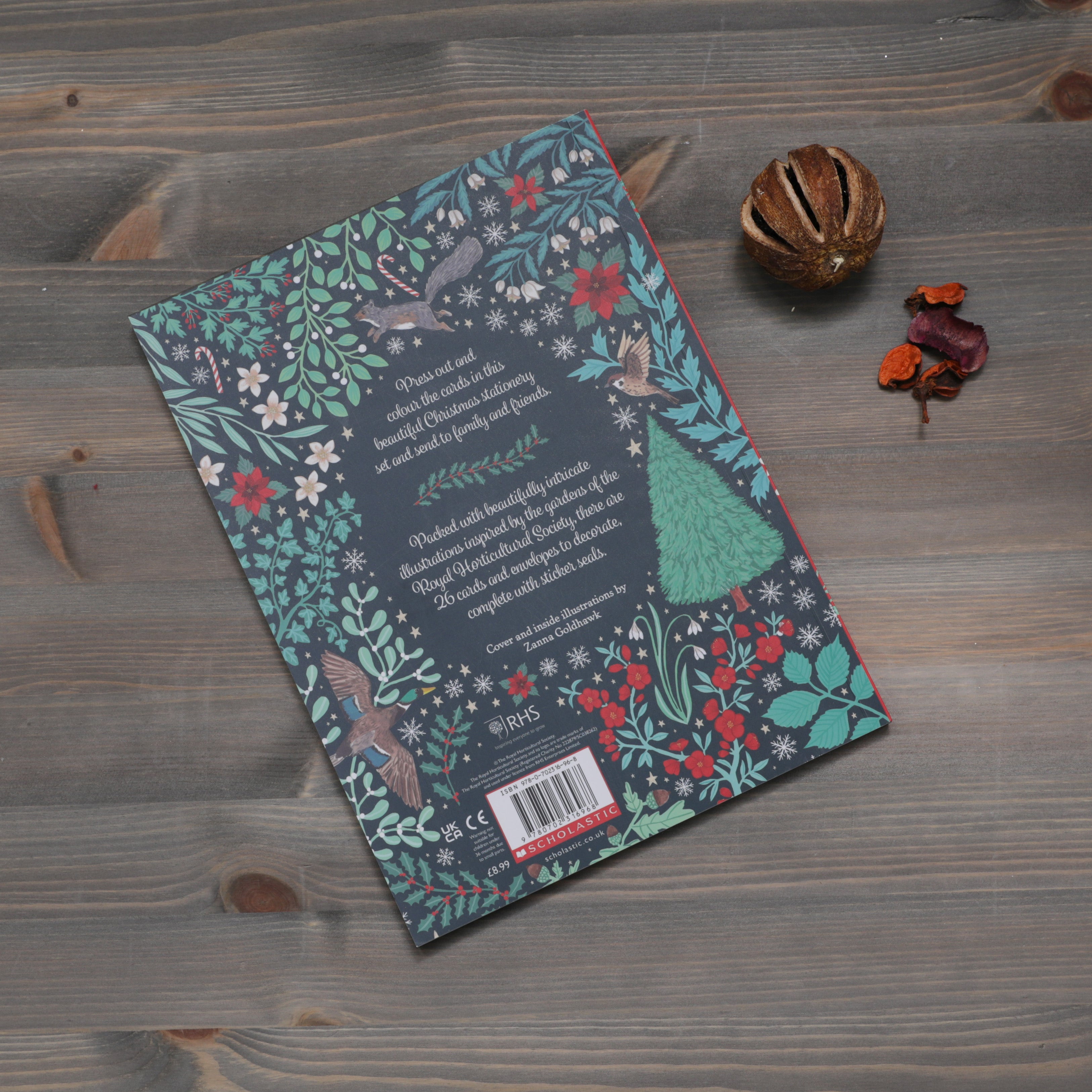 RHS Christmas Cards & Envelope Book