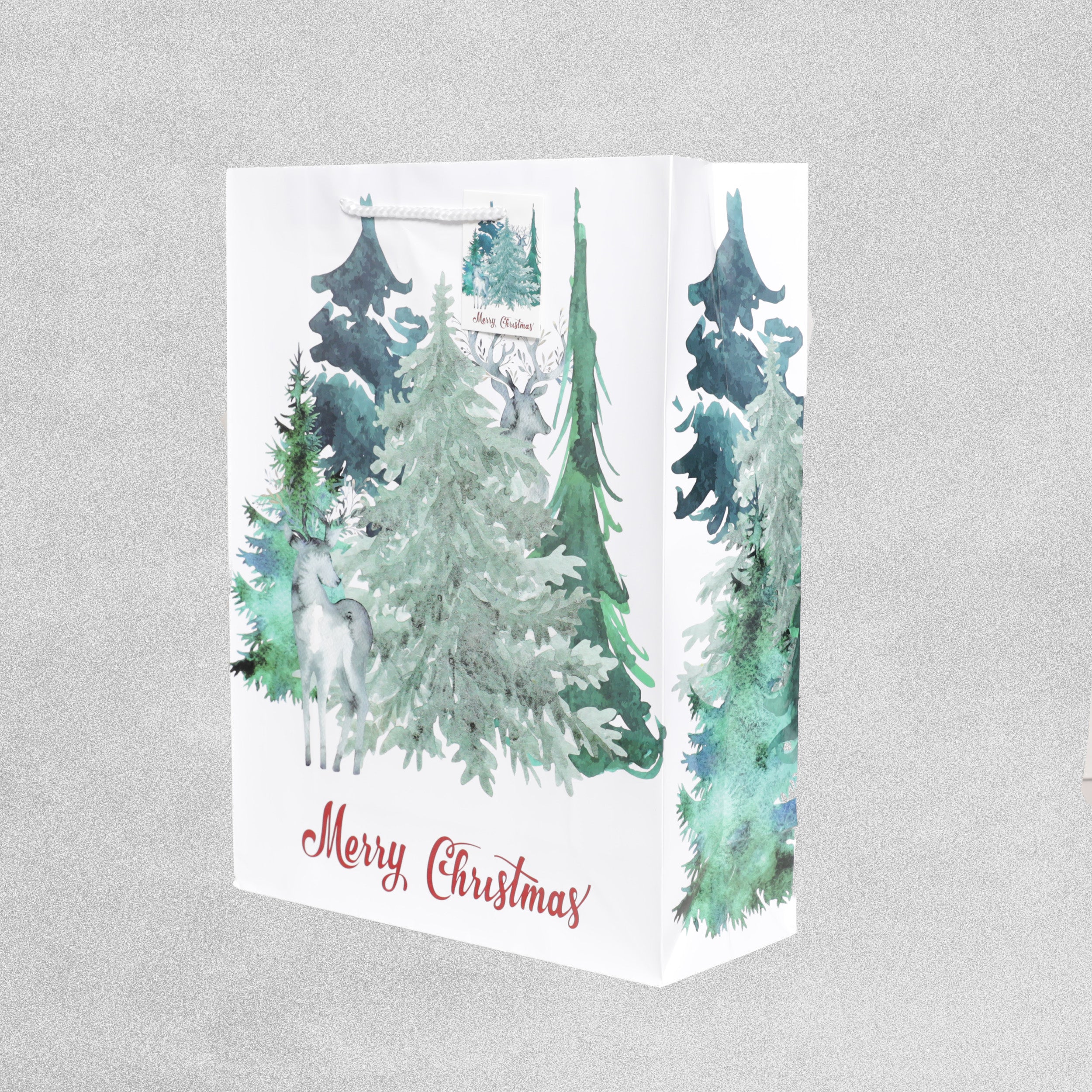 Christmas Gift Bags Christmas Tree Design - 40 x 30 x 12cm - 12pcs