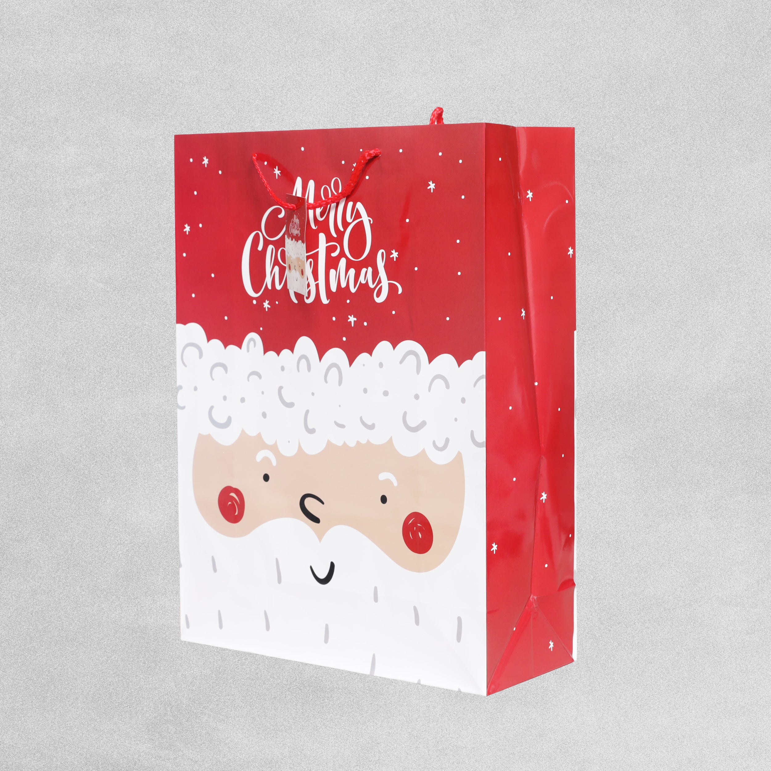 Christmas Gift Bags Father Christmas Design - 40 x 30 x 12cm - 12pcs