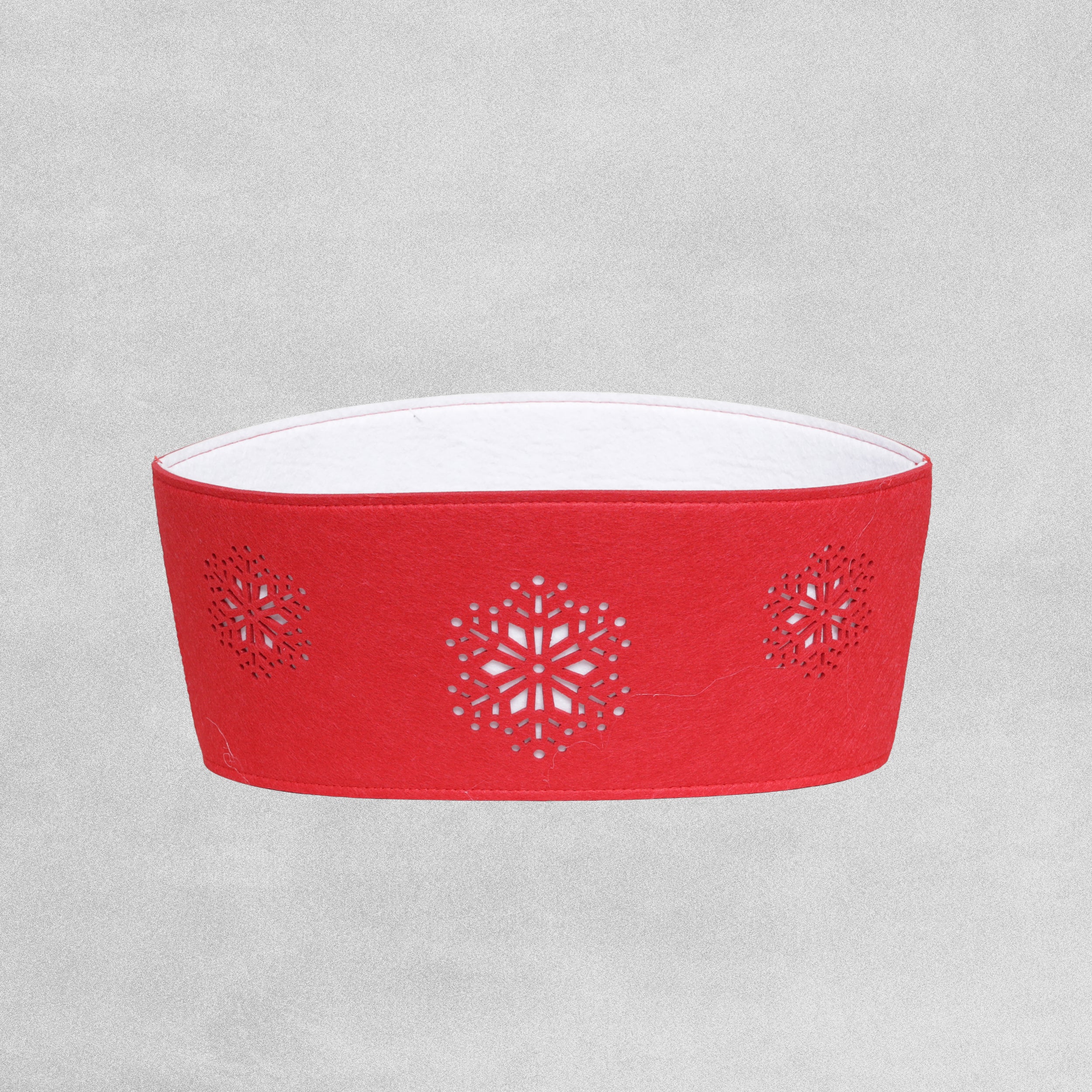 Felt Christmas Hamper - Red