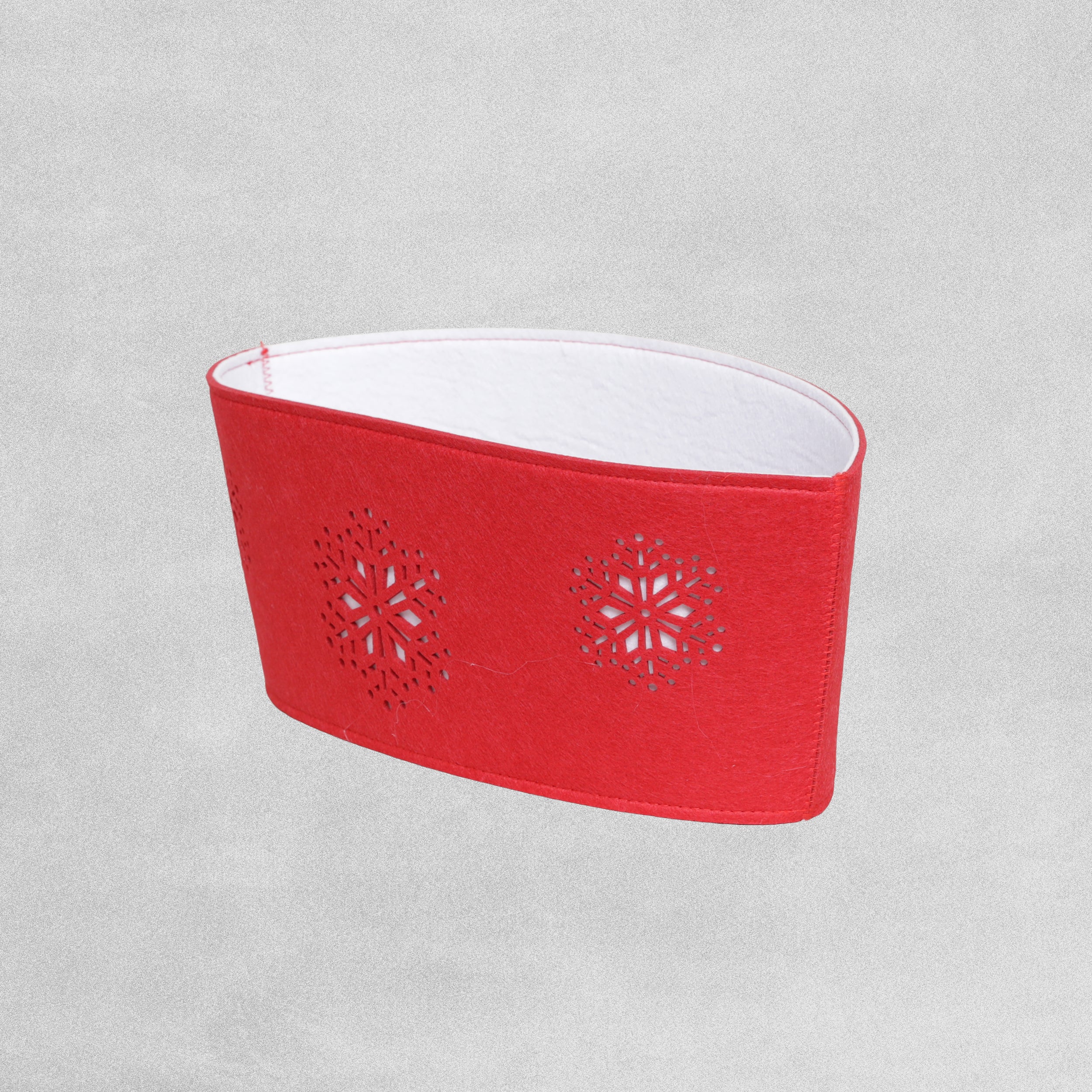 Felt Christmas Hamper - Red