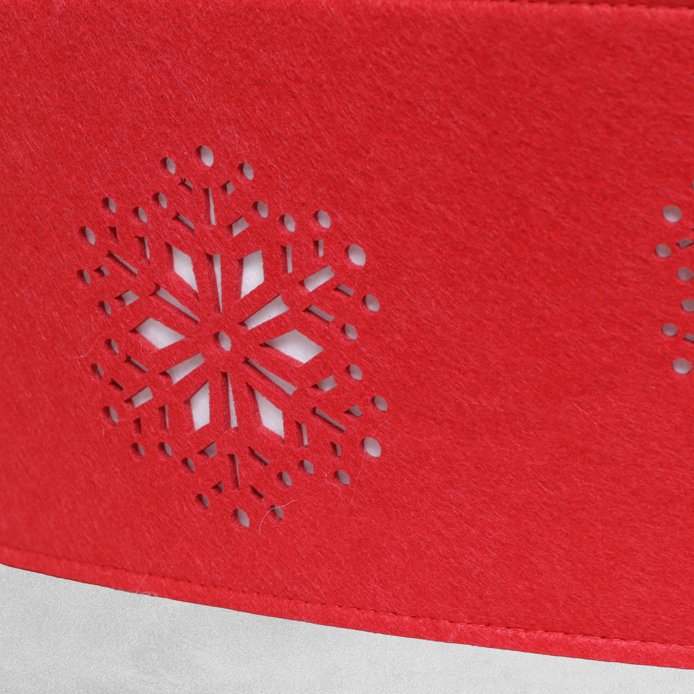 Felt Christmas Hamper - Red