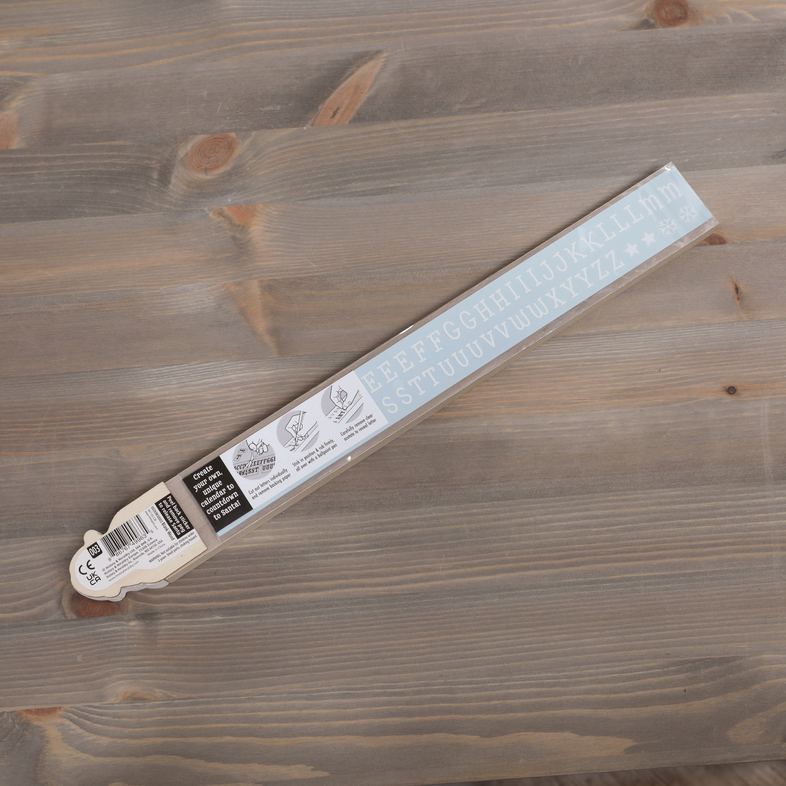 Wooden Santa's Christmas Countdown - Various Colours Available