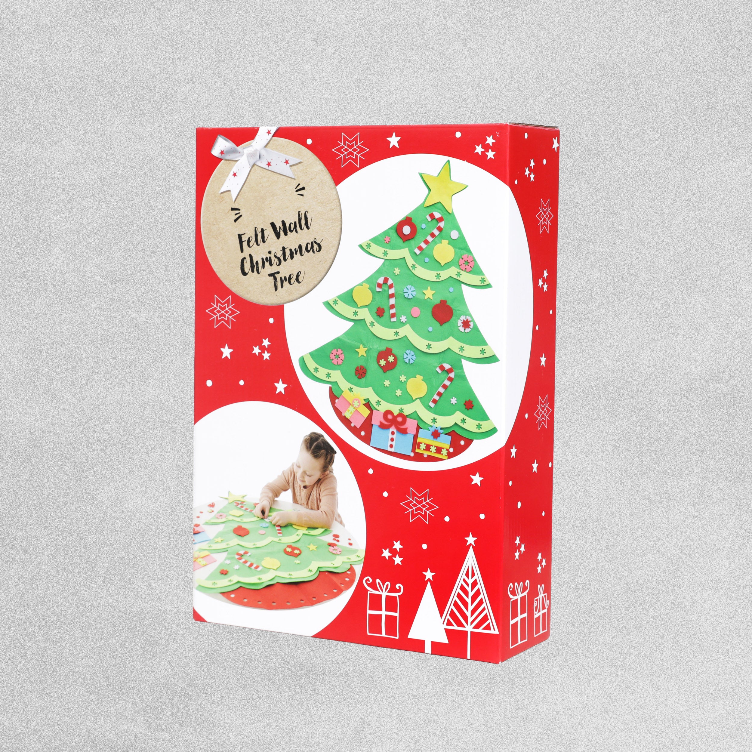 Make Your Own  Felt Wall Christmas Tree
