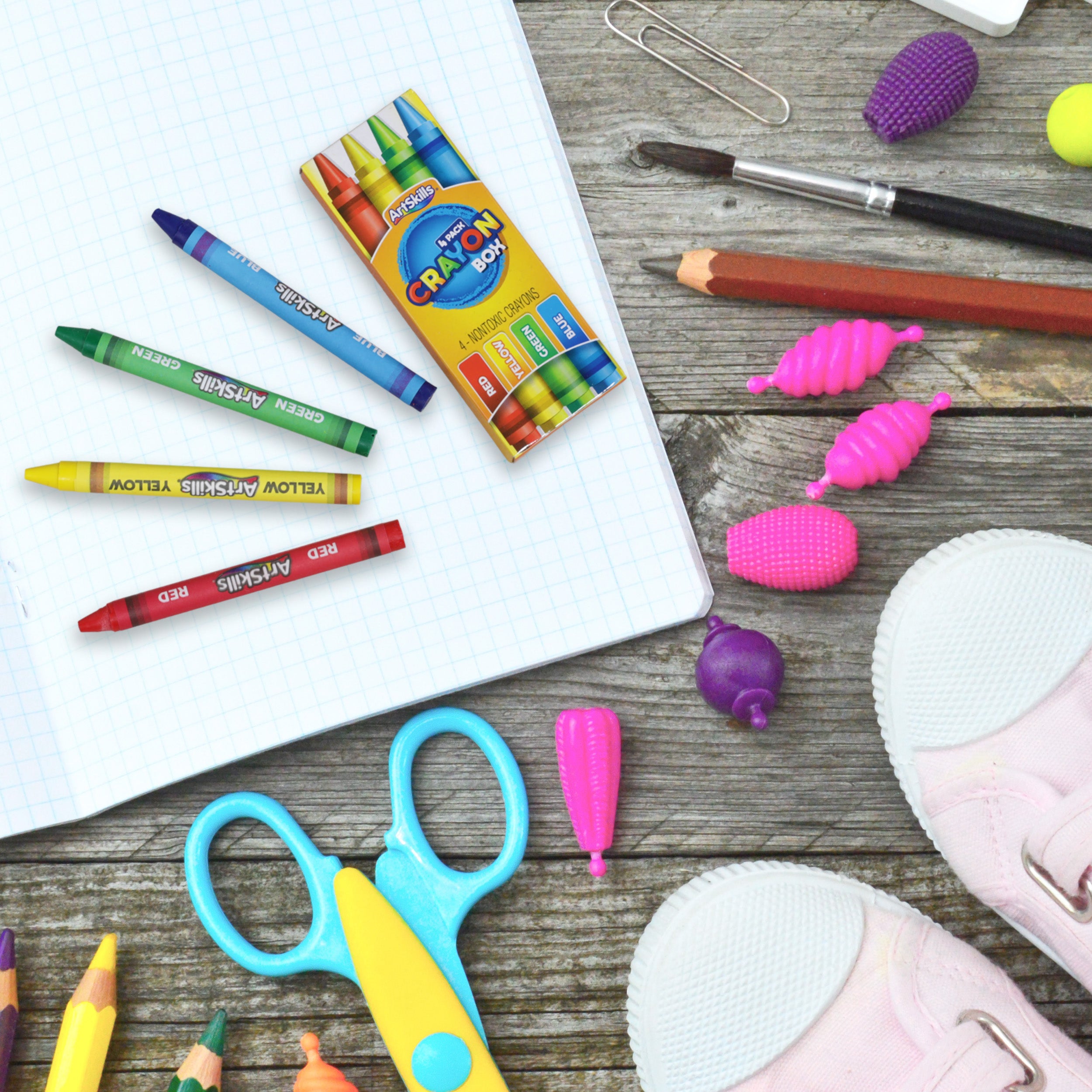 ArtSkills Crayon Box - 4pcs