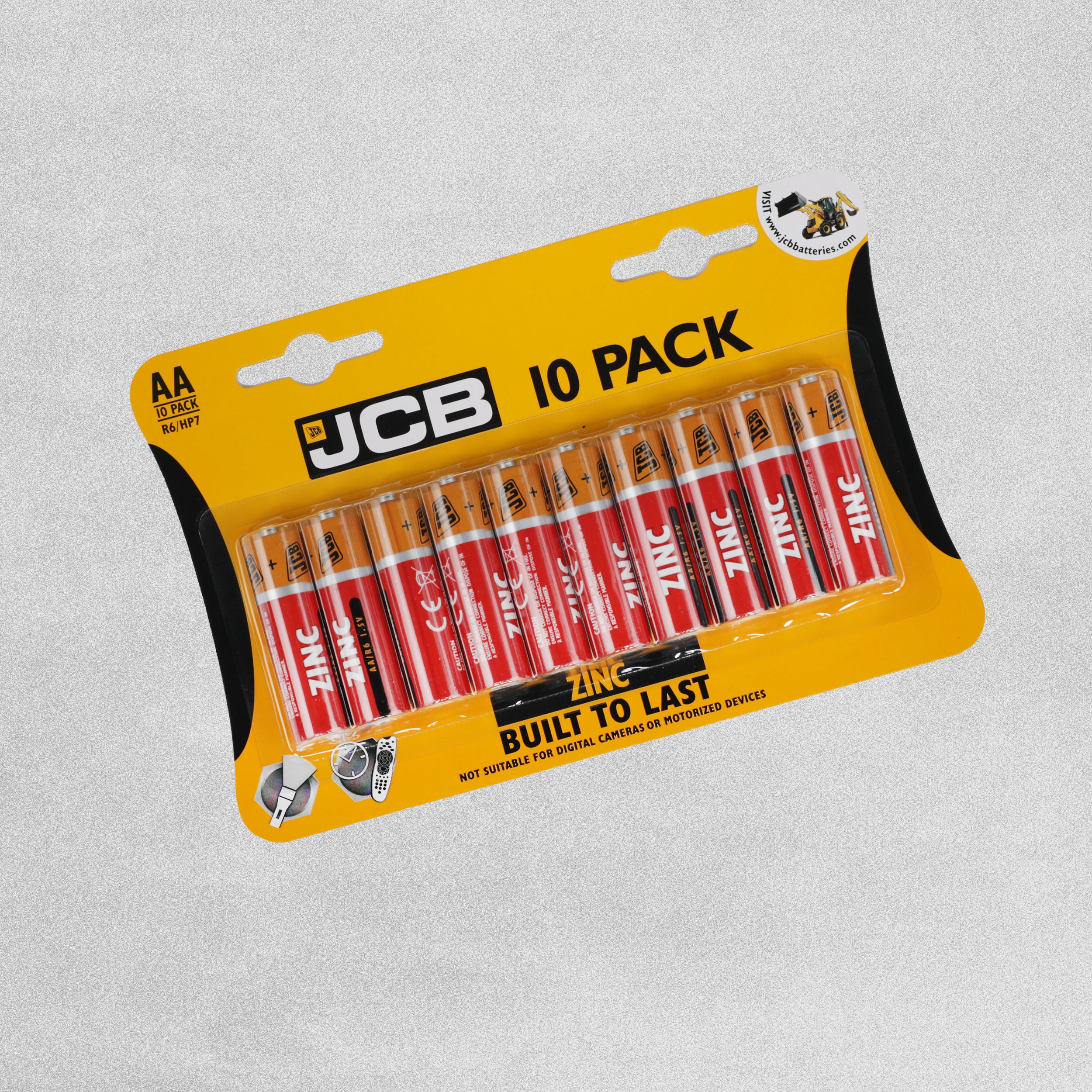 JCB Zinc AA - 10 Pack
