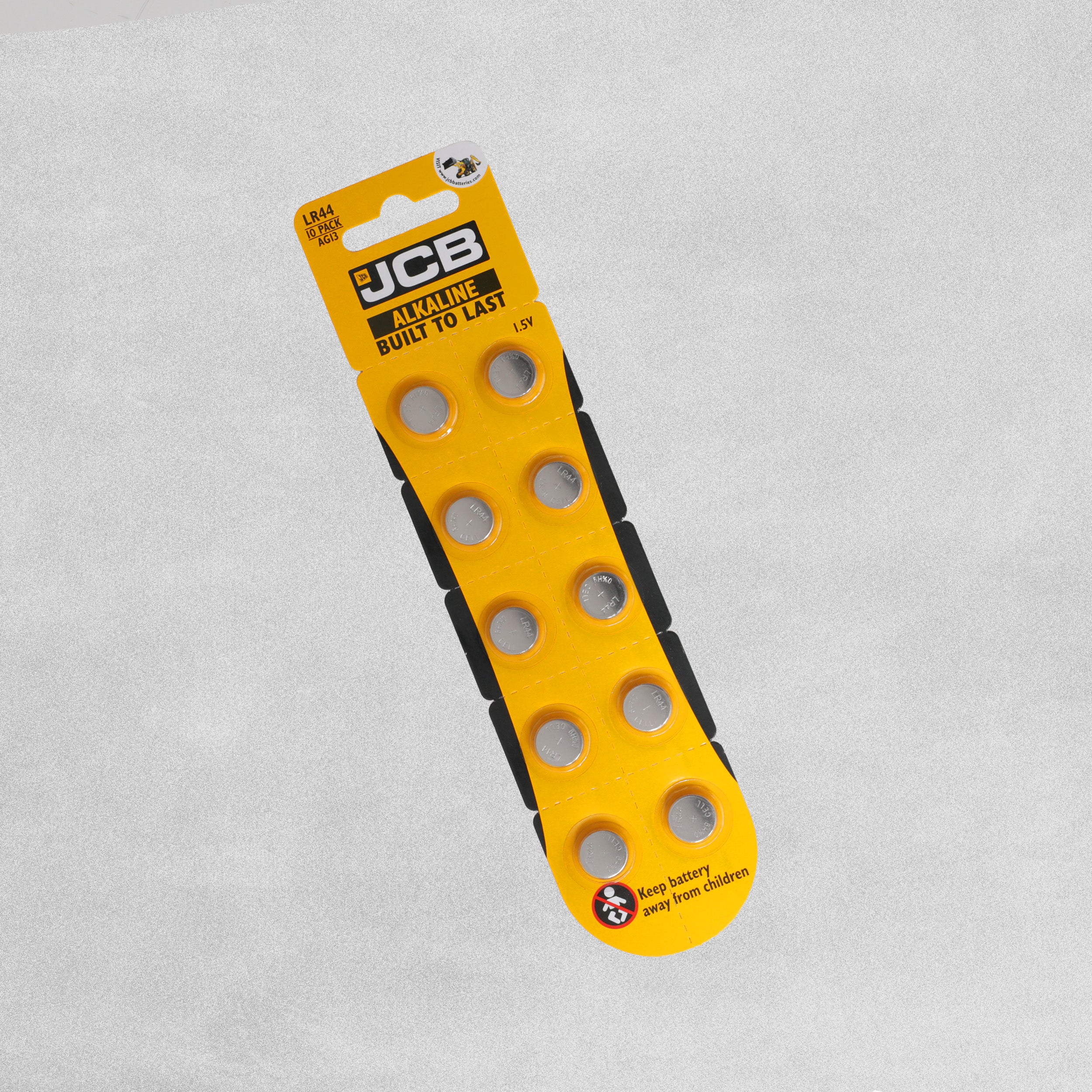 JCB LR44 Super Alkaline Batteries - 10pcs