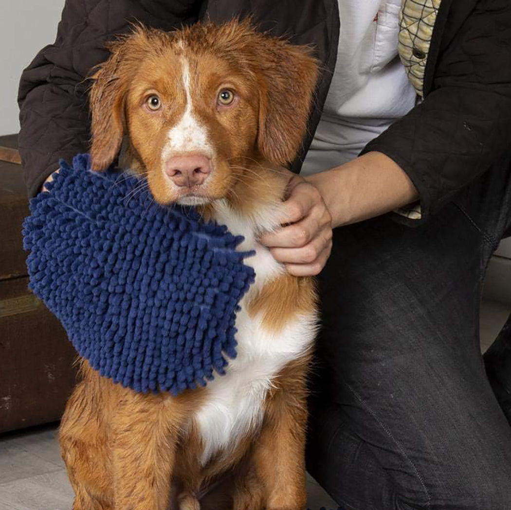 Pet Living Super Absorbent Microfibre Noodle Mitt