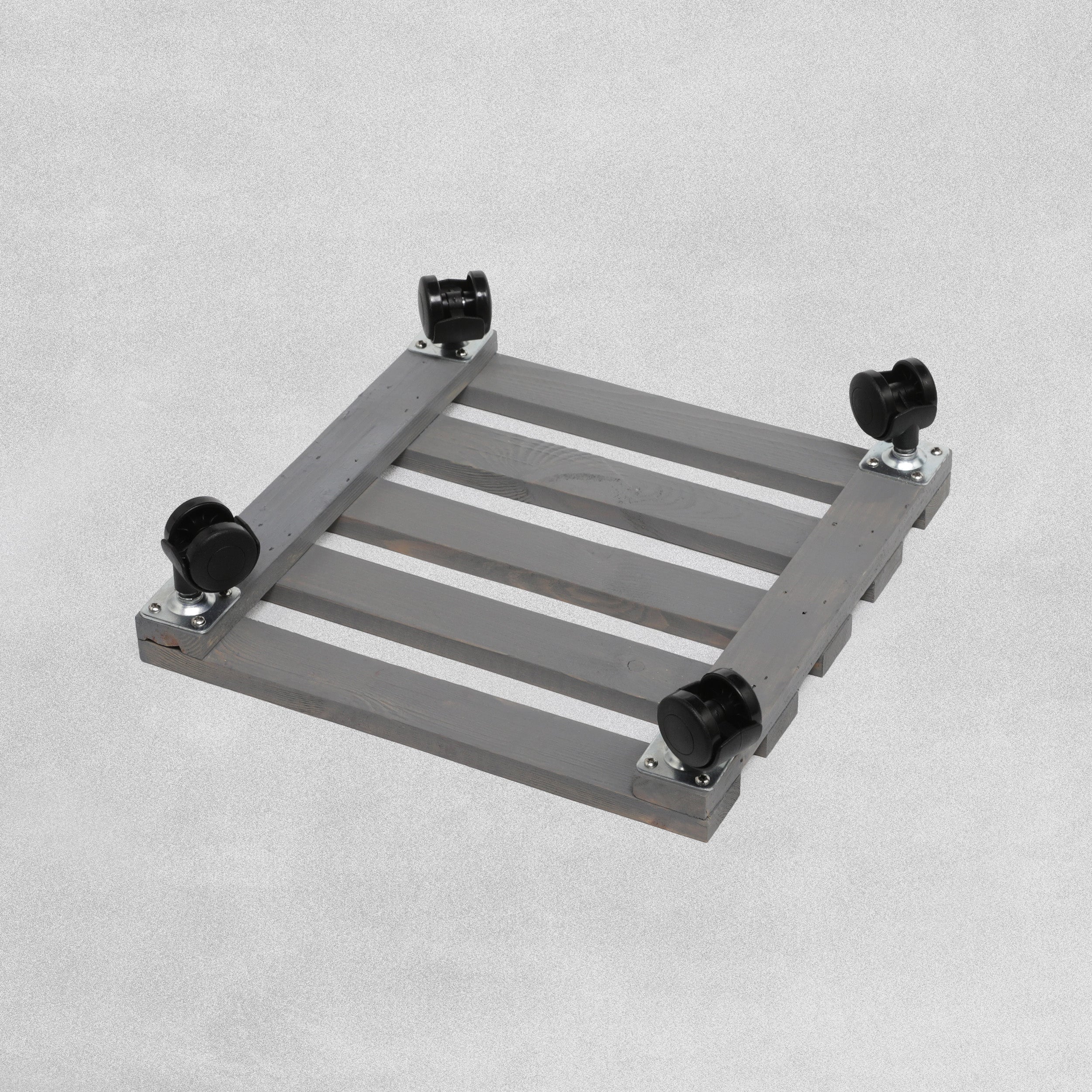 Woodlodge Grey Square Plant Pot Trolley 30cm