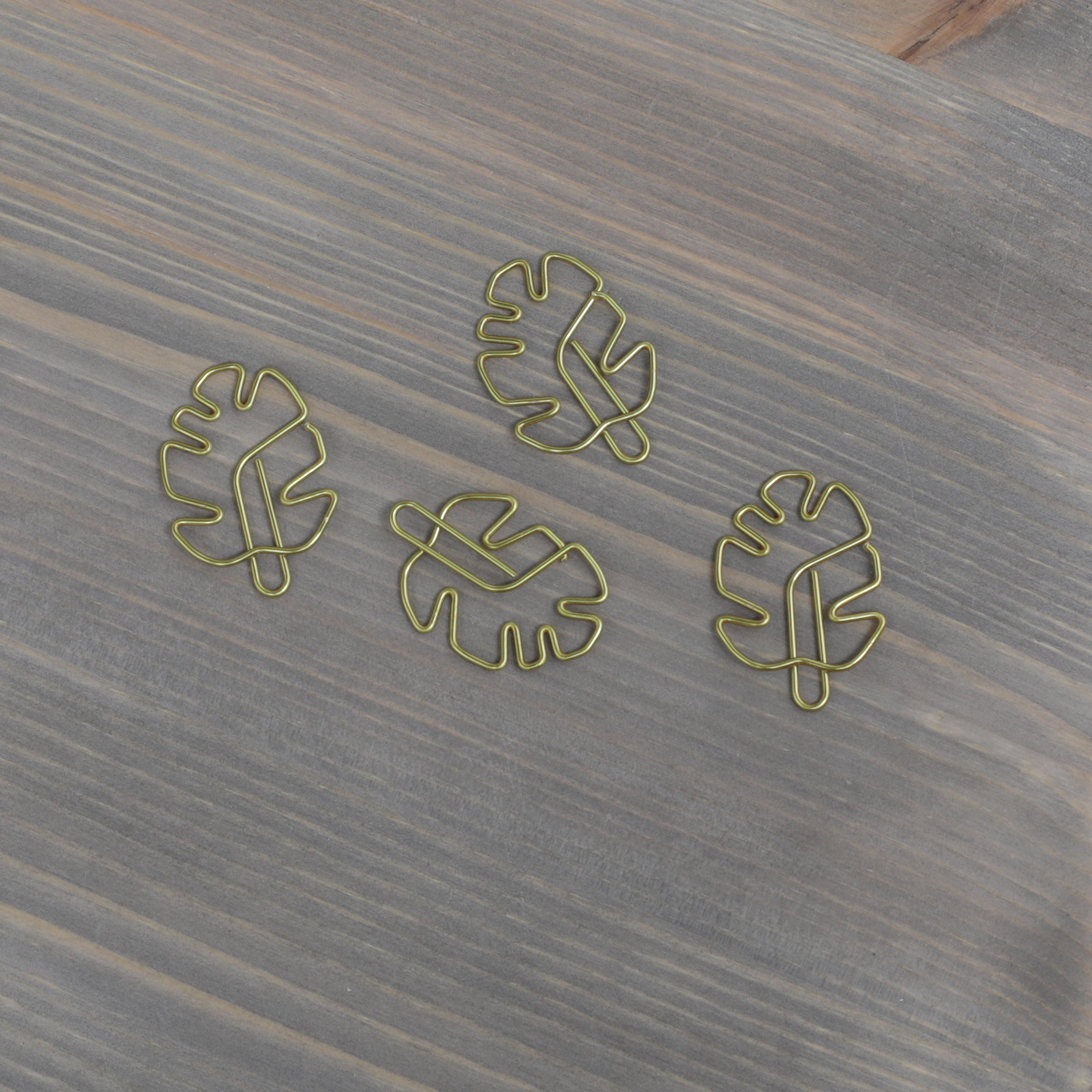 Leaf Design Book clip / Paperclips Pack of 8