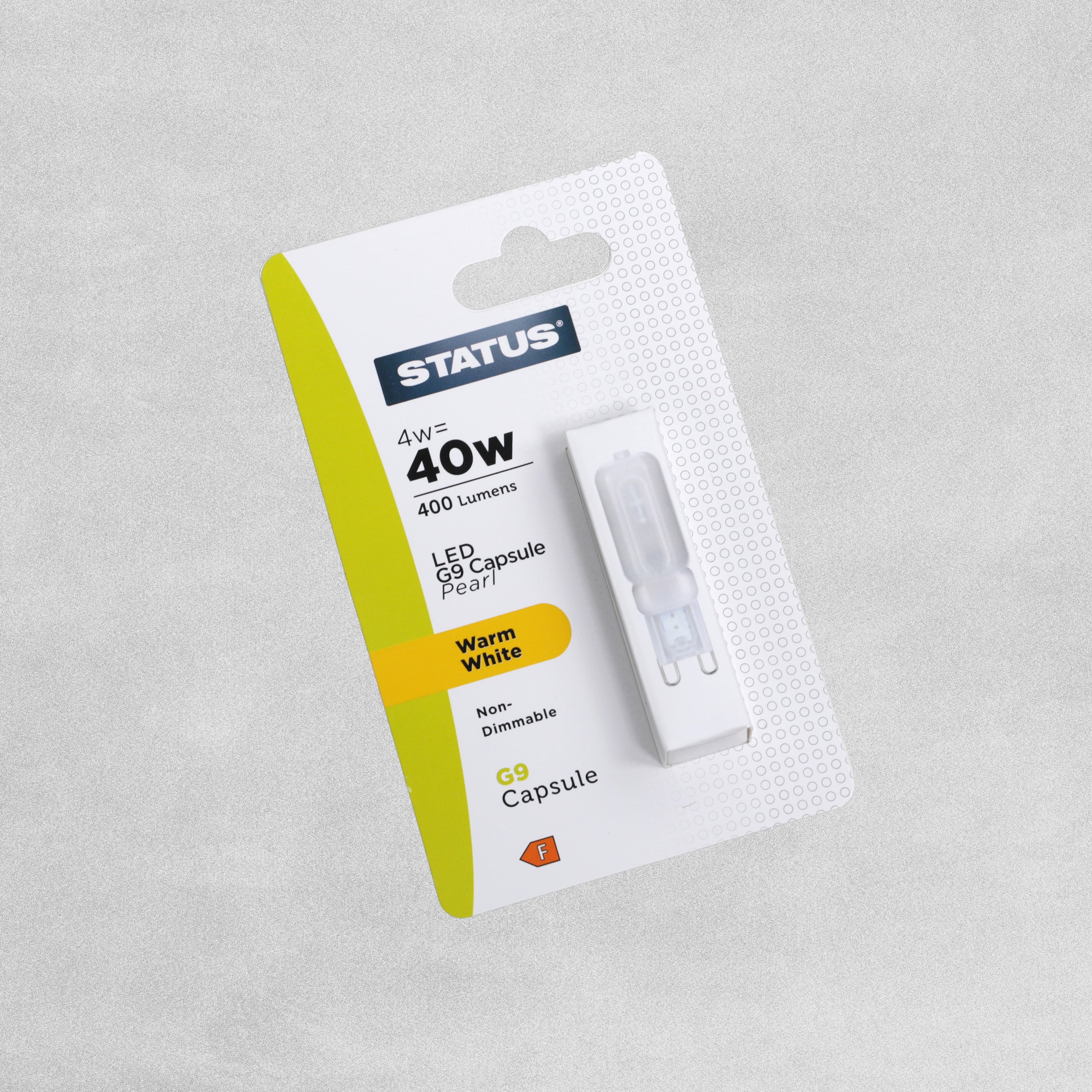 Status LED G9 Capsule Pearl Bulb 4w=40w - Warm White