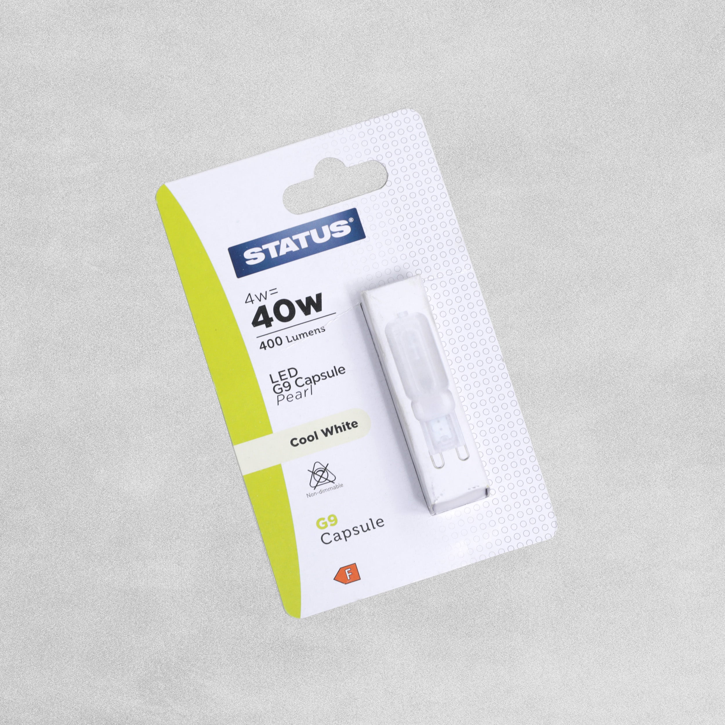 Status LED G9 Capsule Clear Bulb 4w=40w - Cool White