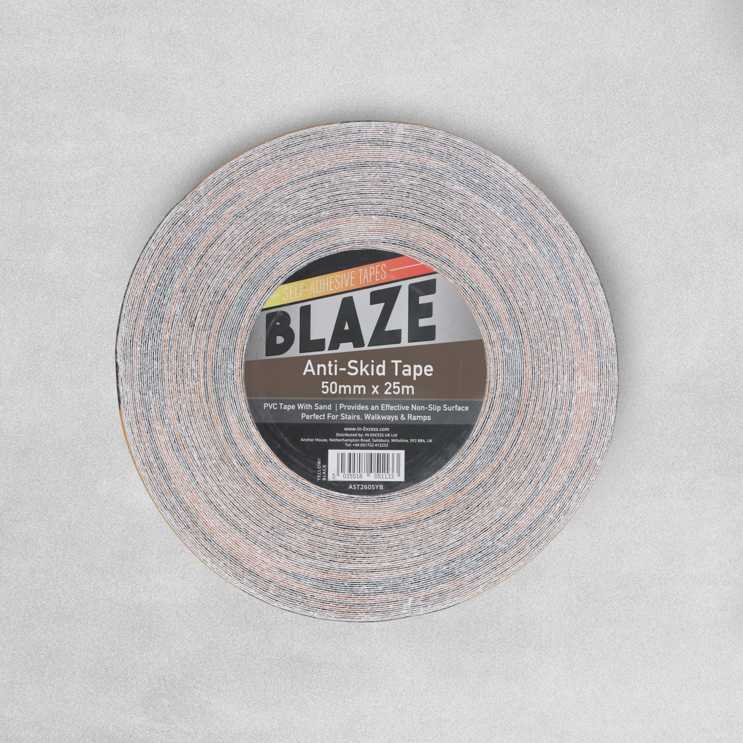 Blaze Anti-Skid Tape 50mm x 25m - Yellow & Black
