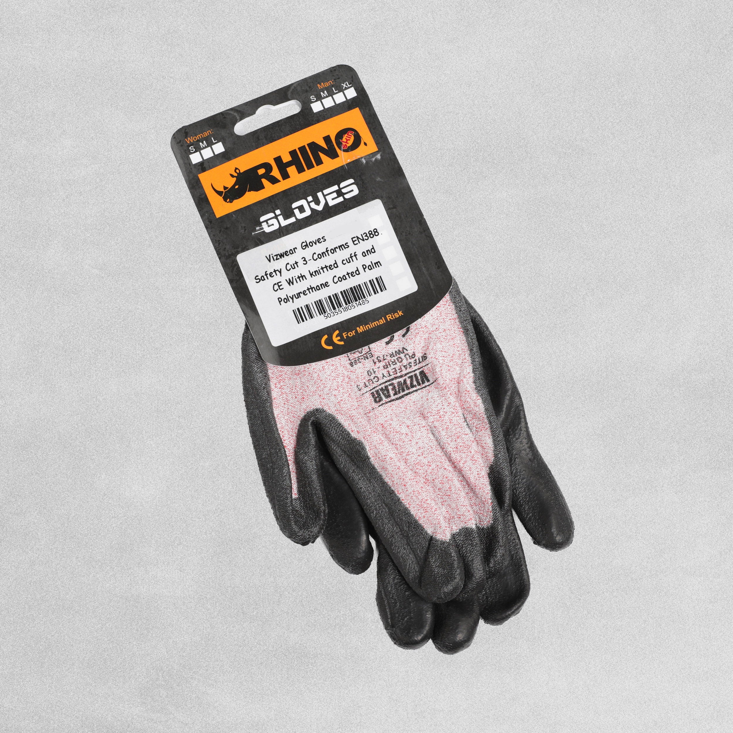 Vizwear Cut Resist Safety Gloves Size 9 and 10