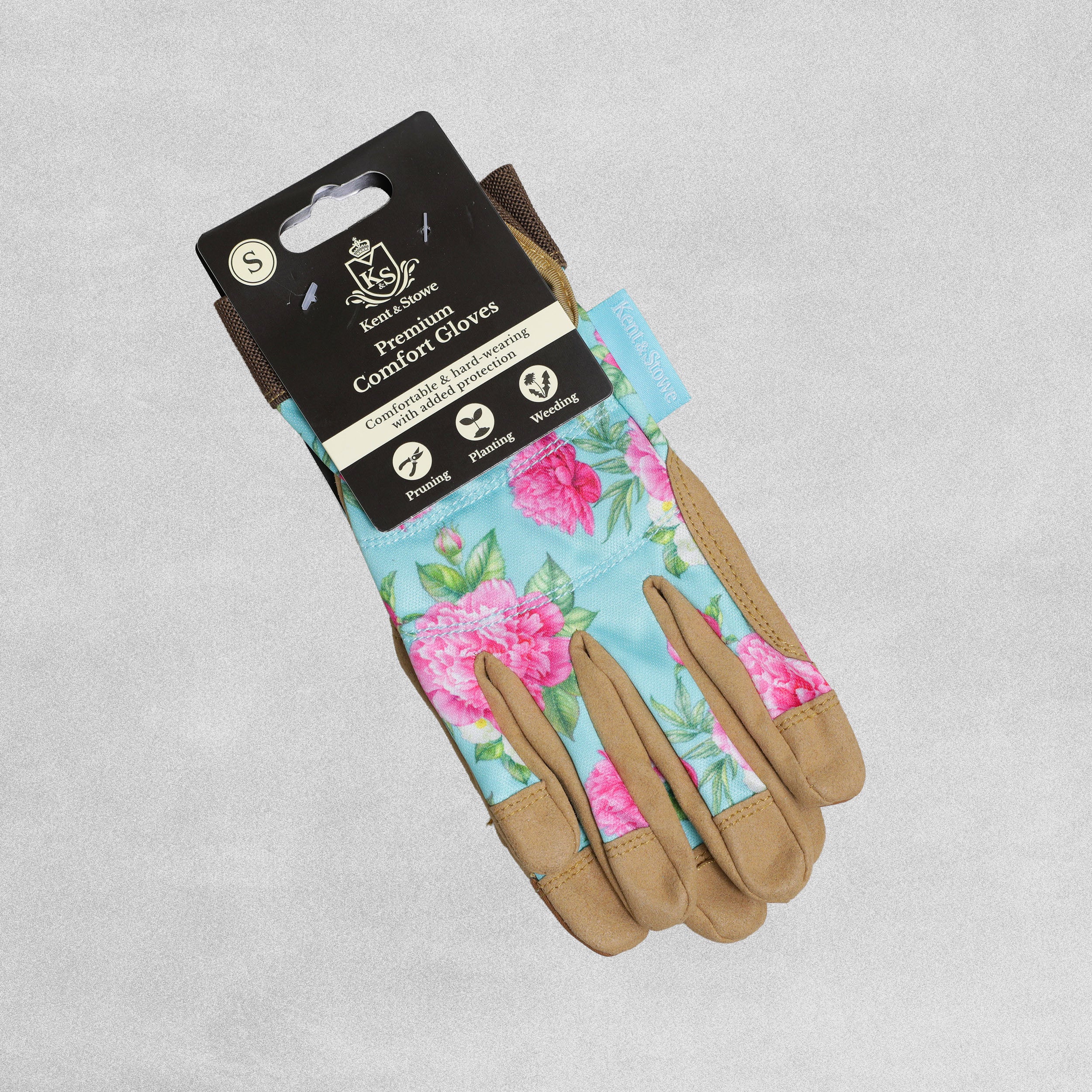 Premium Comfort Gloves  Kent & Stowe Rose Design - small
