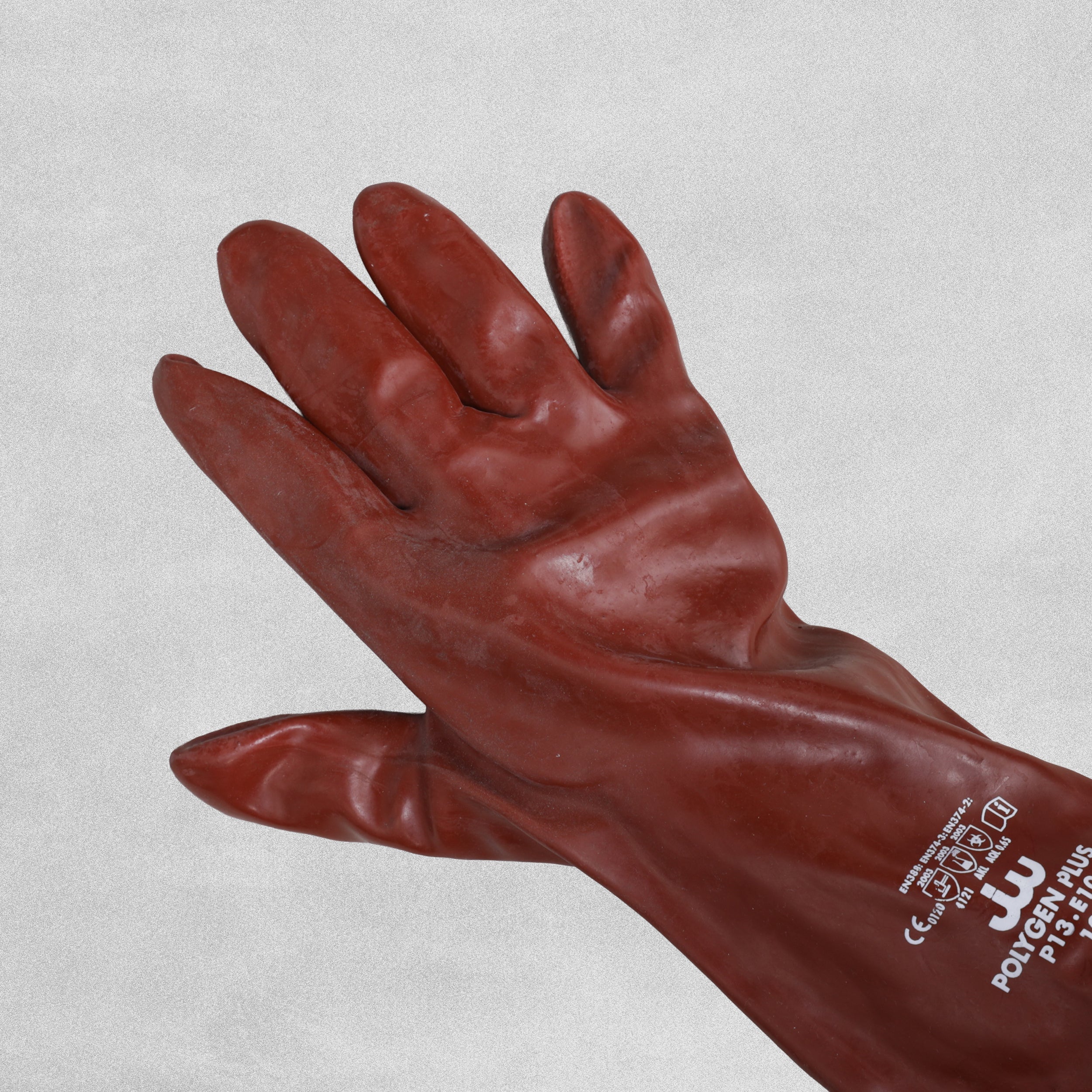 RHINO GP Chemical Glove Large Brown - long