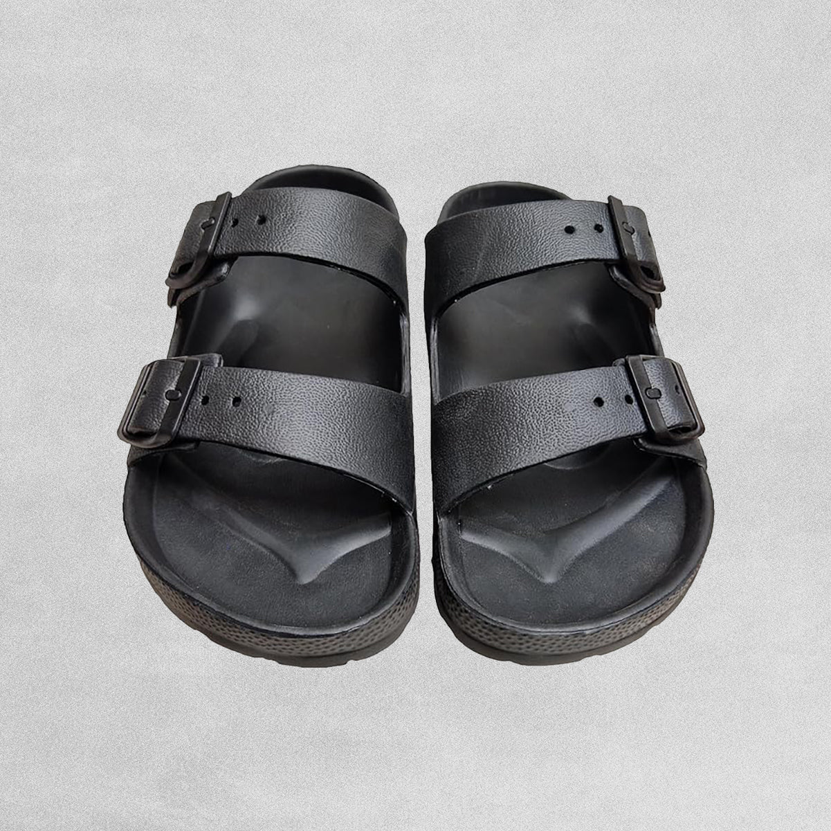 Town & Country Twin Strap Sandal Black various sizes