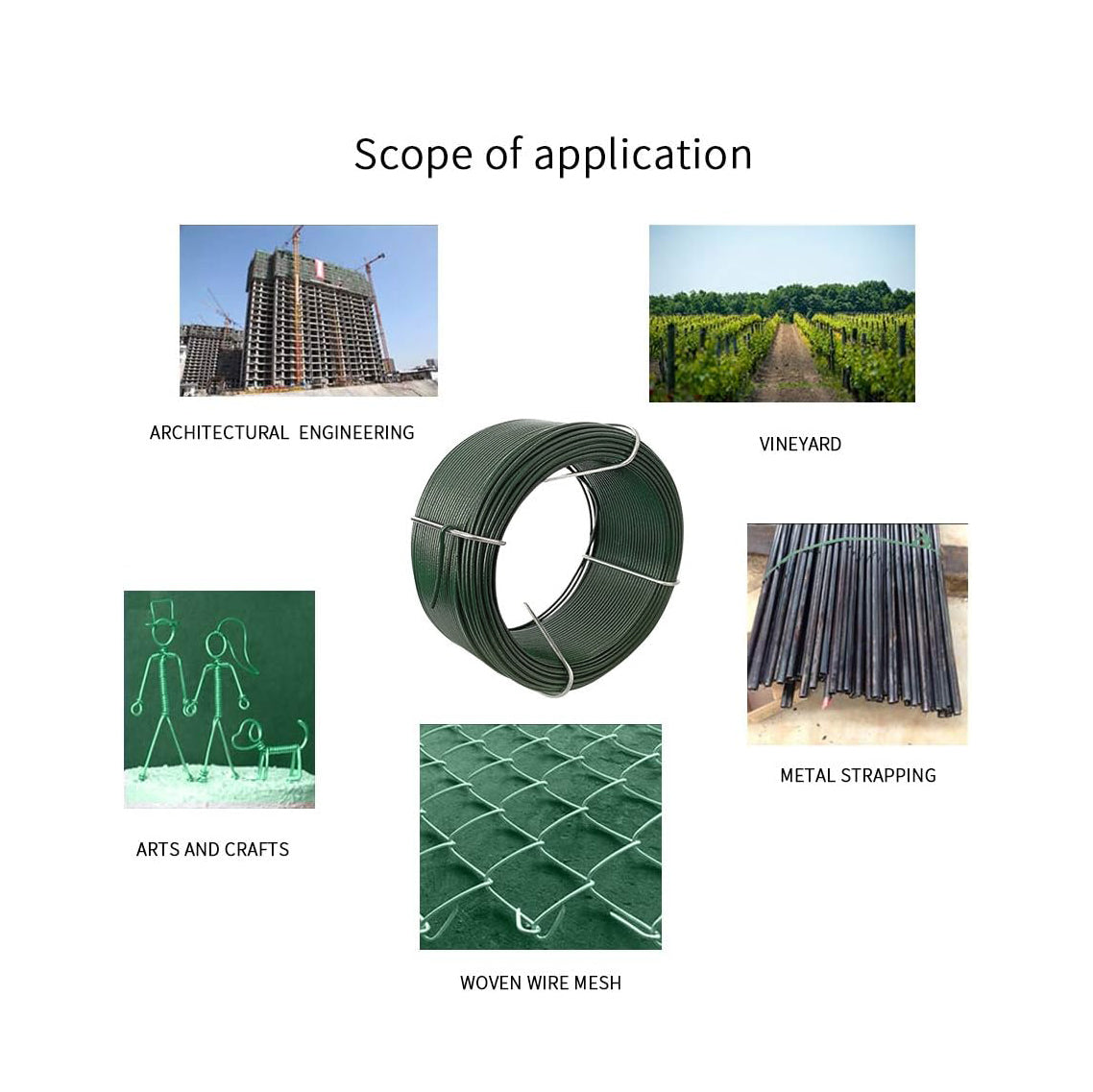 Down To Earth General Purpose Garden Wire 45M 2mm Diameter