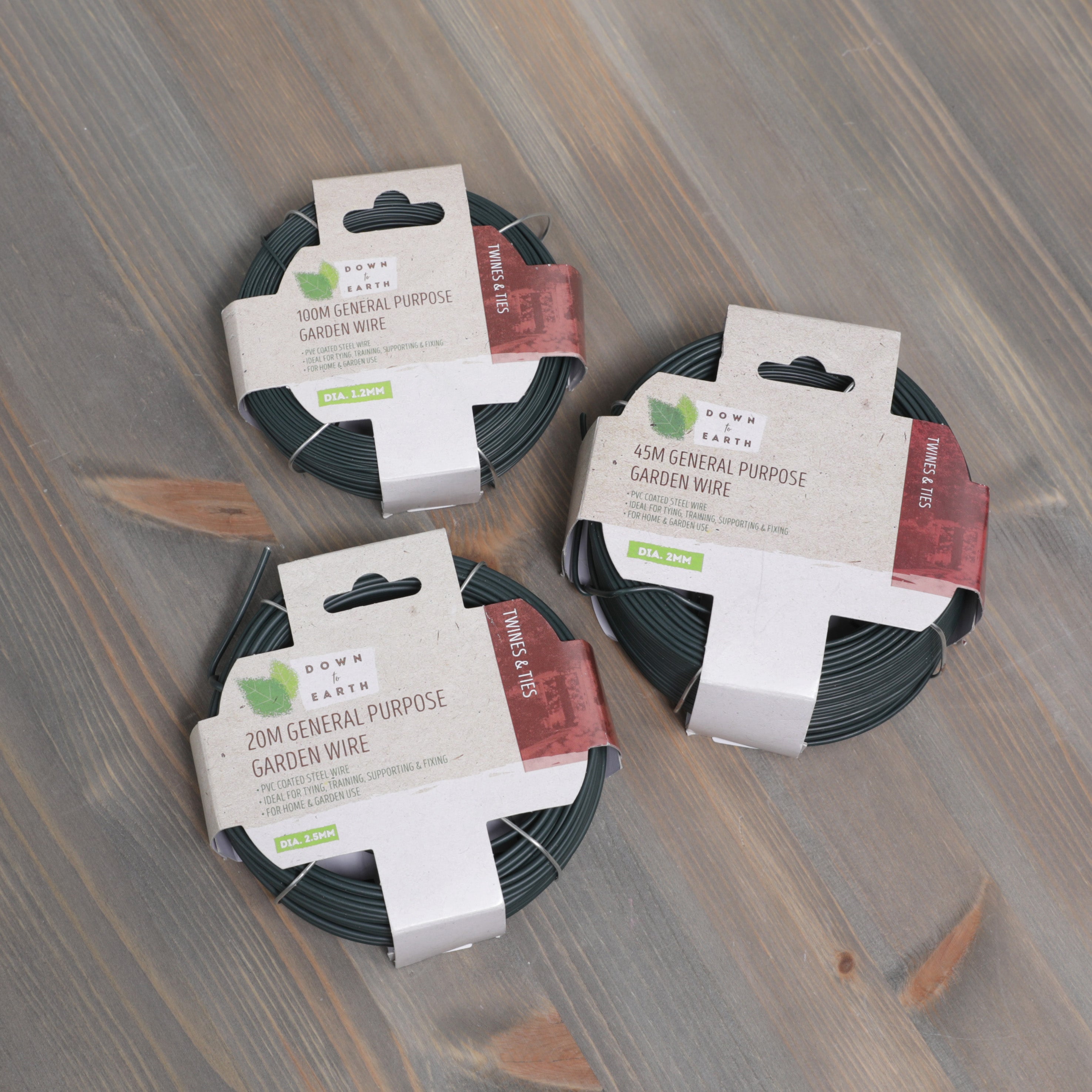 Down To Earth General Purpose Garden Wire 100M 1.2mm Diameter