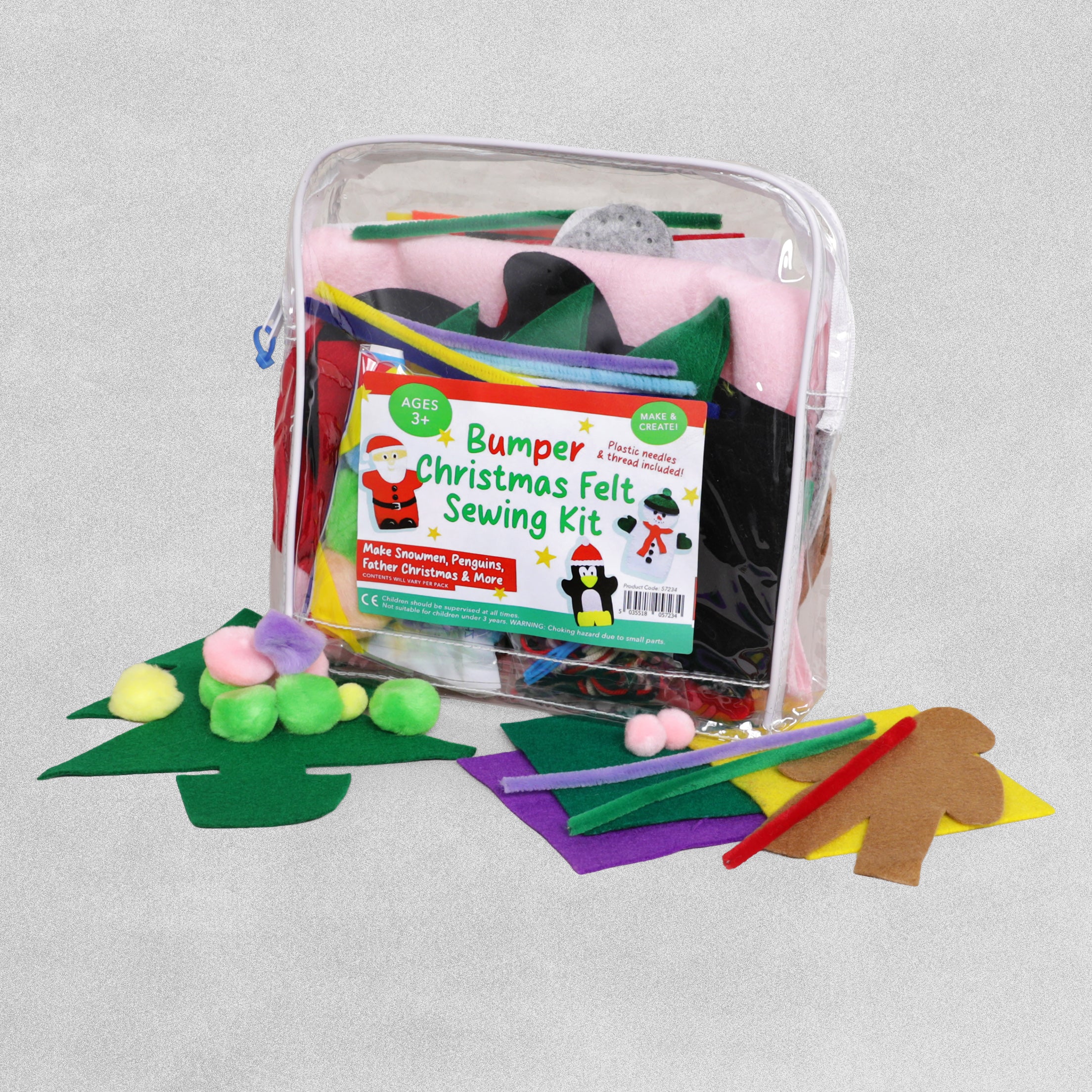 Bumper Christmas Felt Sewing Kit