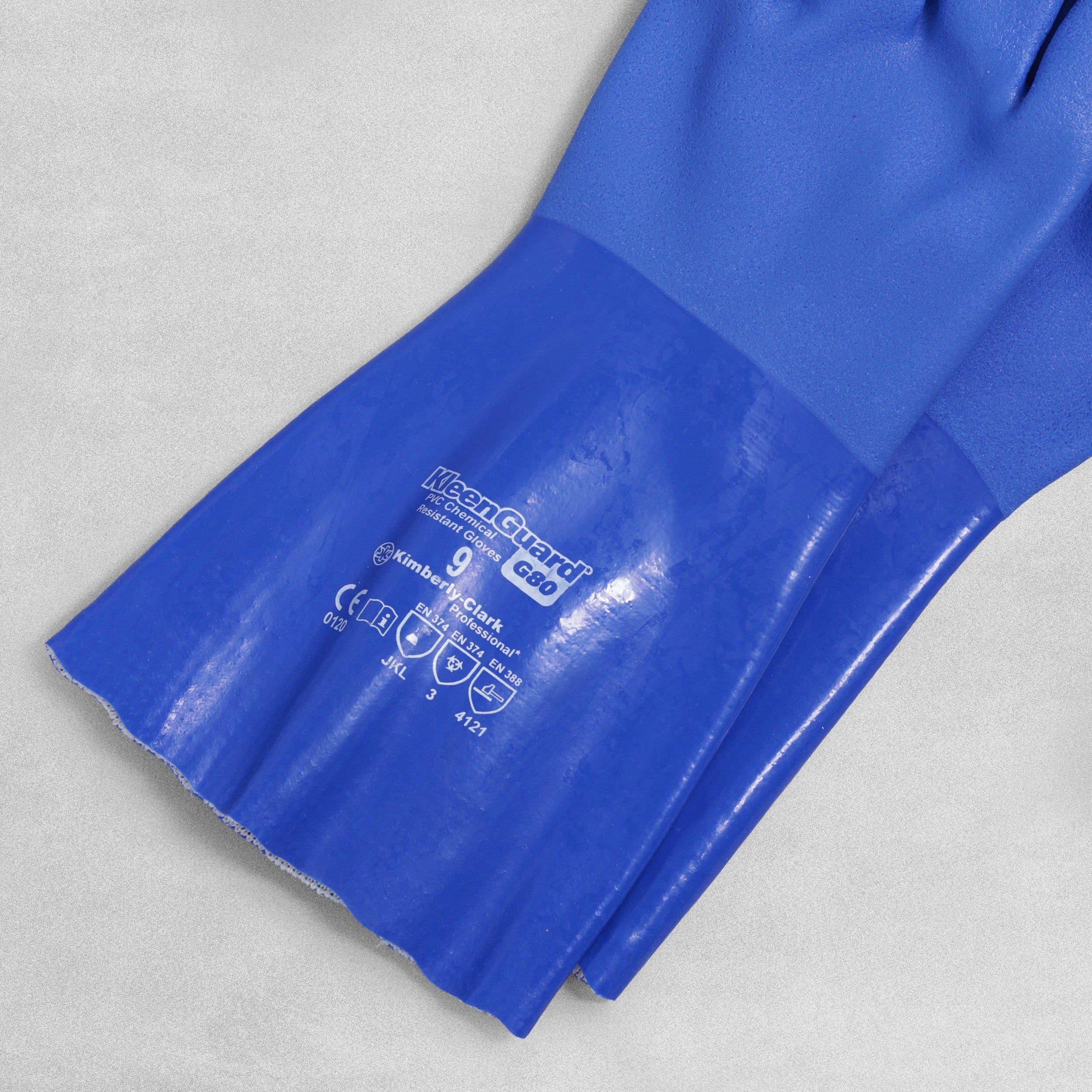 KleenGuard G80 PVC Chemical Gloves size 9