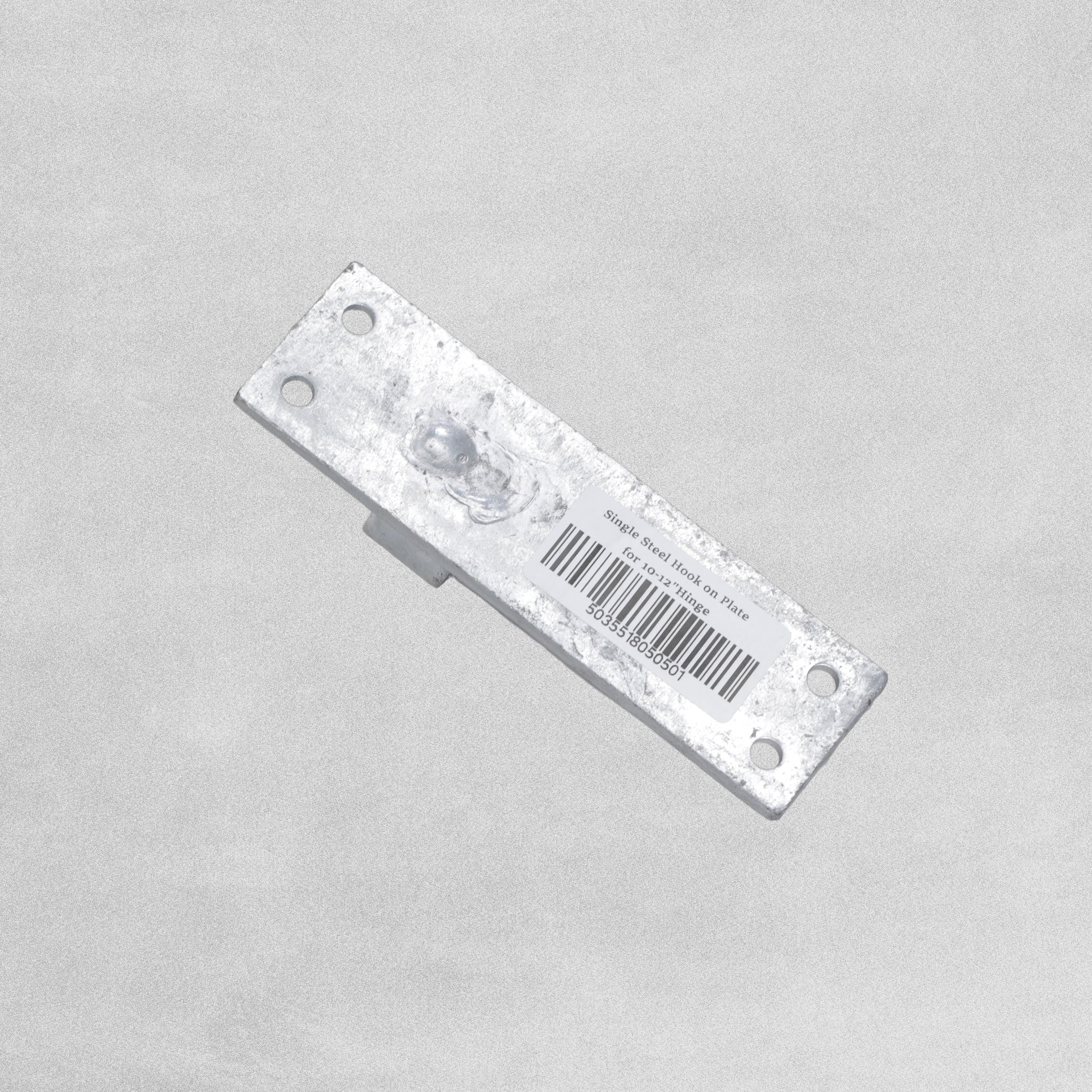 Hook on Plates Zinc Plated 12mm Single
